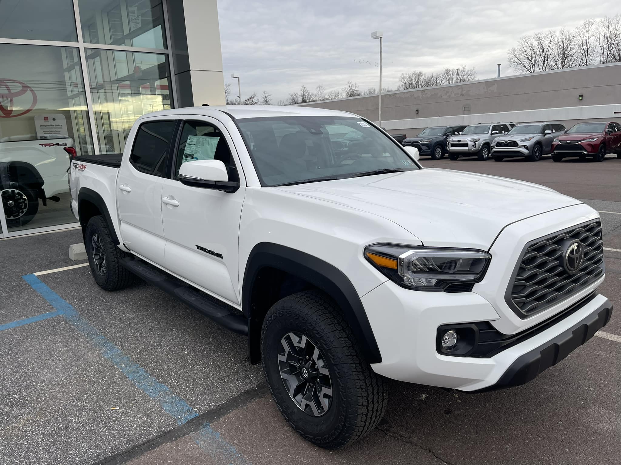 My Tacoma will now identify as “Snow Cap White” for the next 5 months