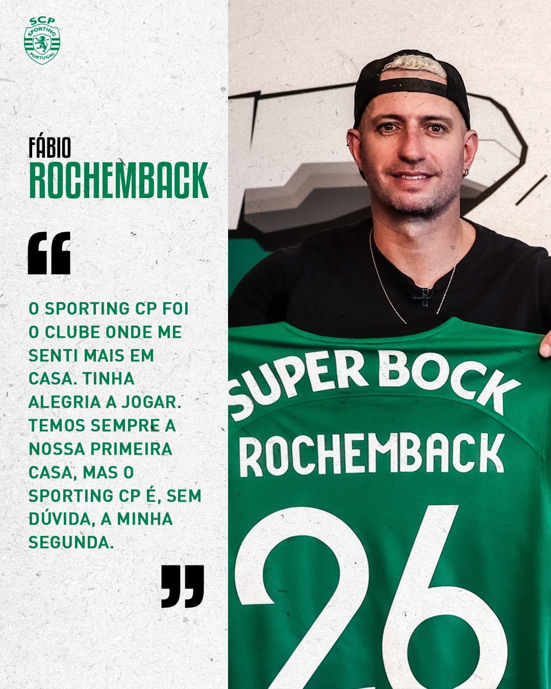 Sporting4ever - Fábio Rochemback regressou a 🇵🇹 e aproveitou para ...