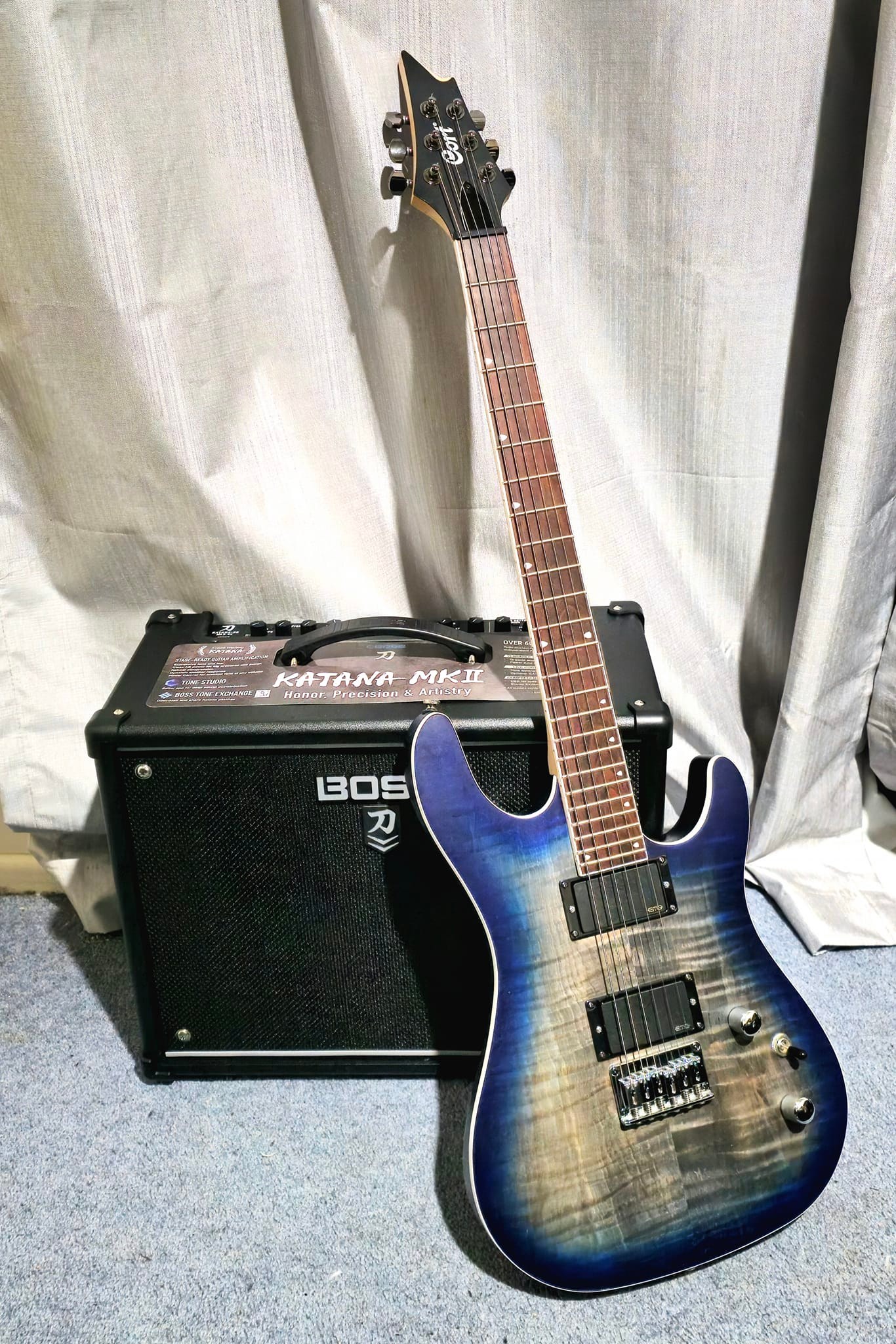 My last aquisition - Cort KX1Q Not a fancy expensive guitar, but