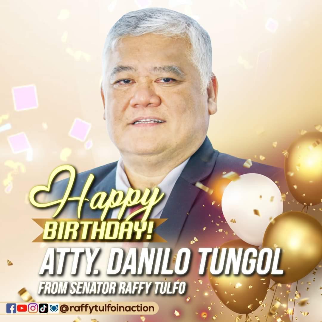 Raffy - Happy Birthday Atty. Danilo Tungol! #raffytulfoinaction Raffy ...
