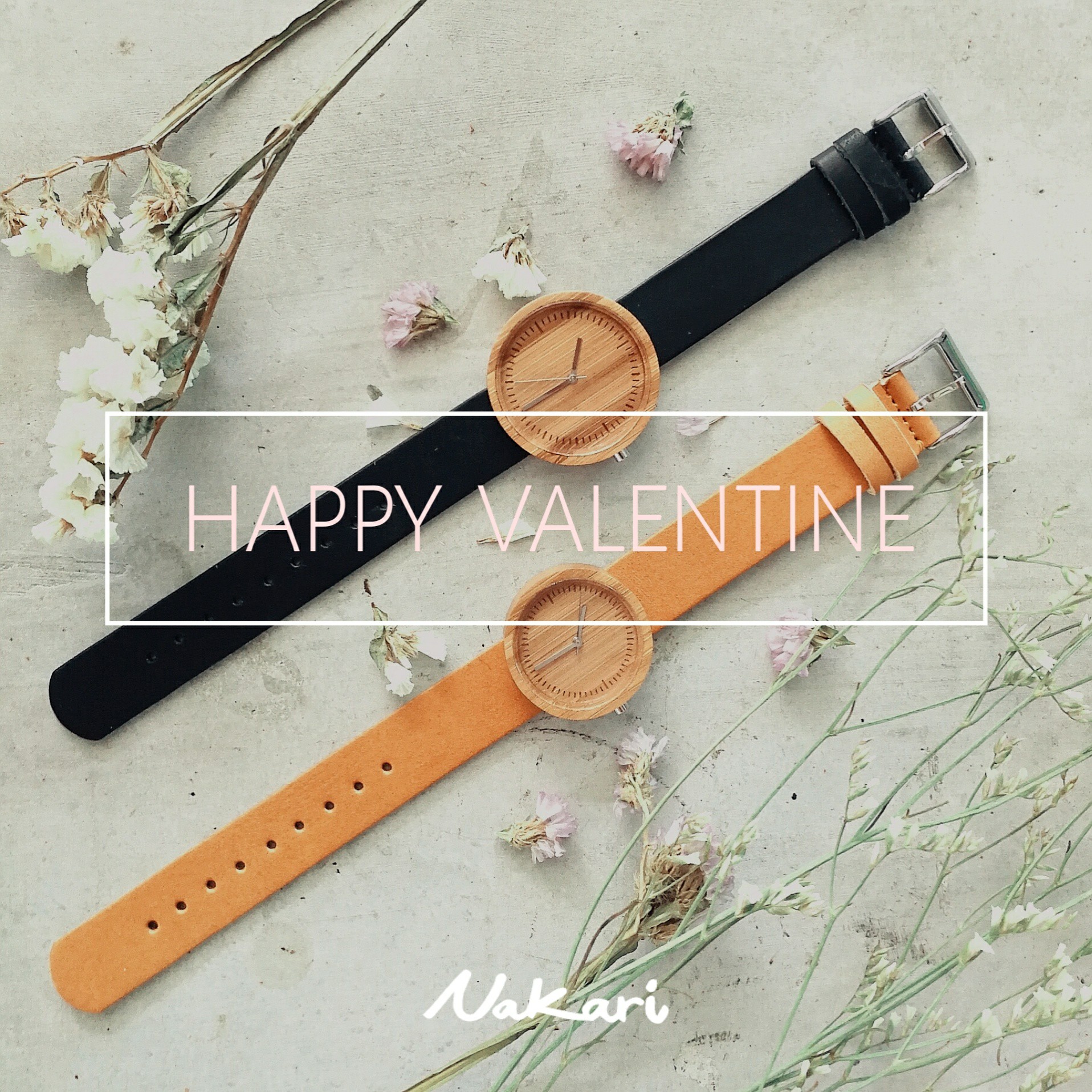 Nakari handcrafted wooden watch