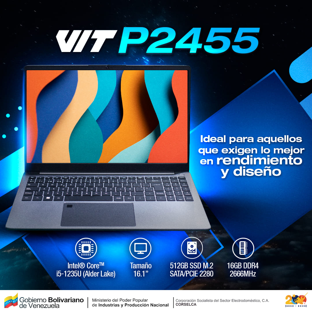 La VIT P2455,... - Venezolana de Industria Tecnológica (VIT)