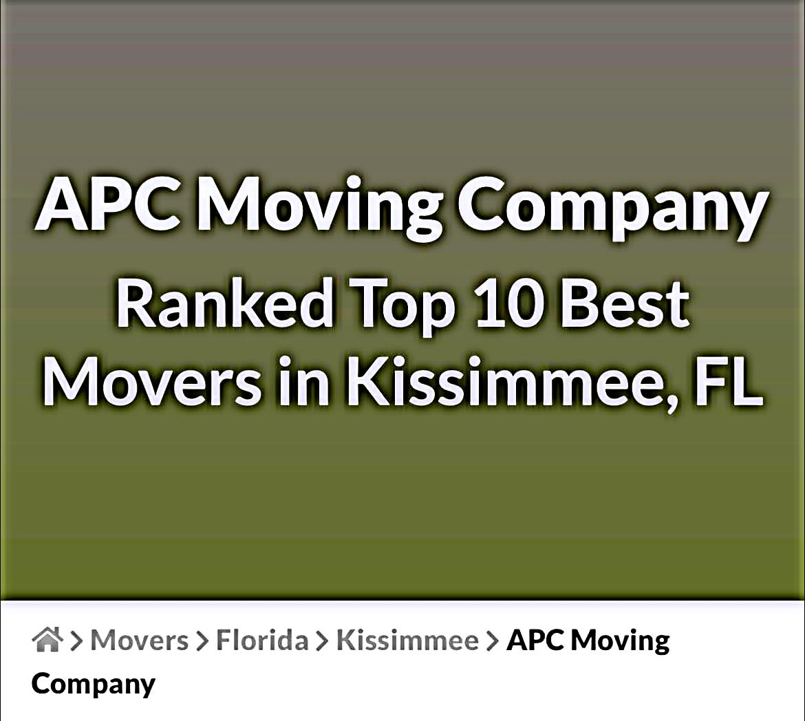 APC Moving Company | Kissimmee FL