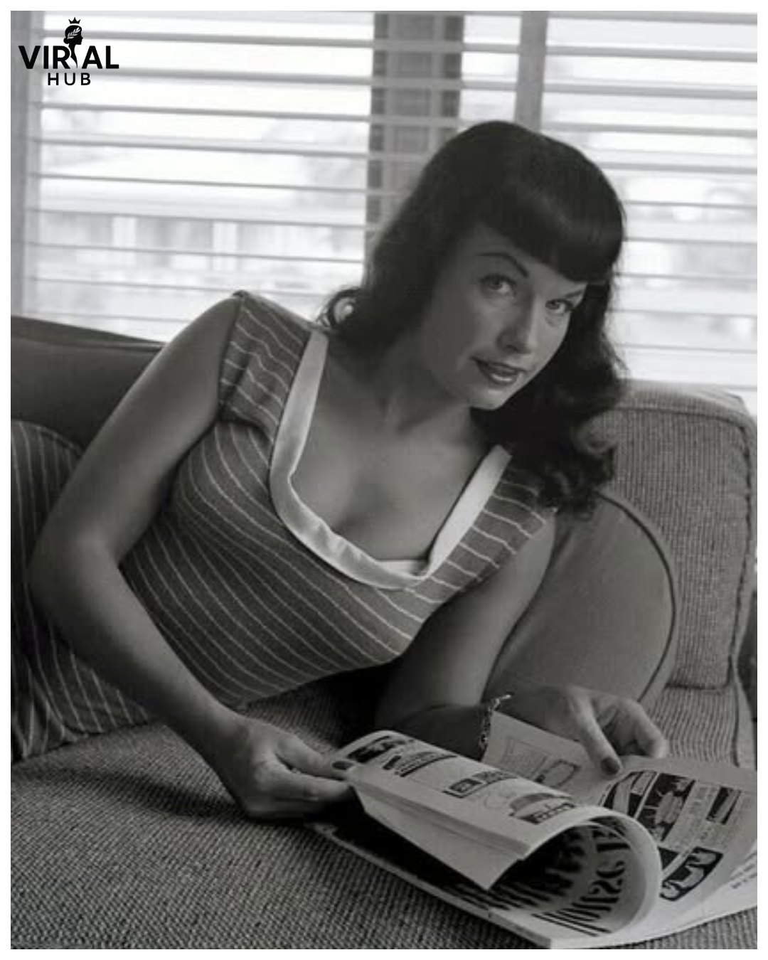 Betty Page on cover of Figure, 1950's.