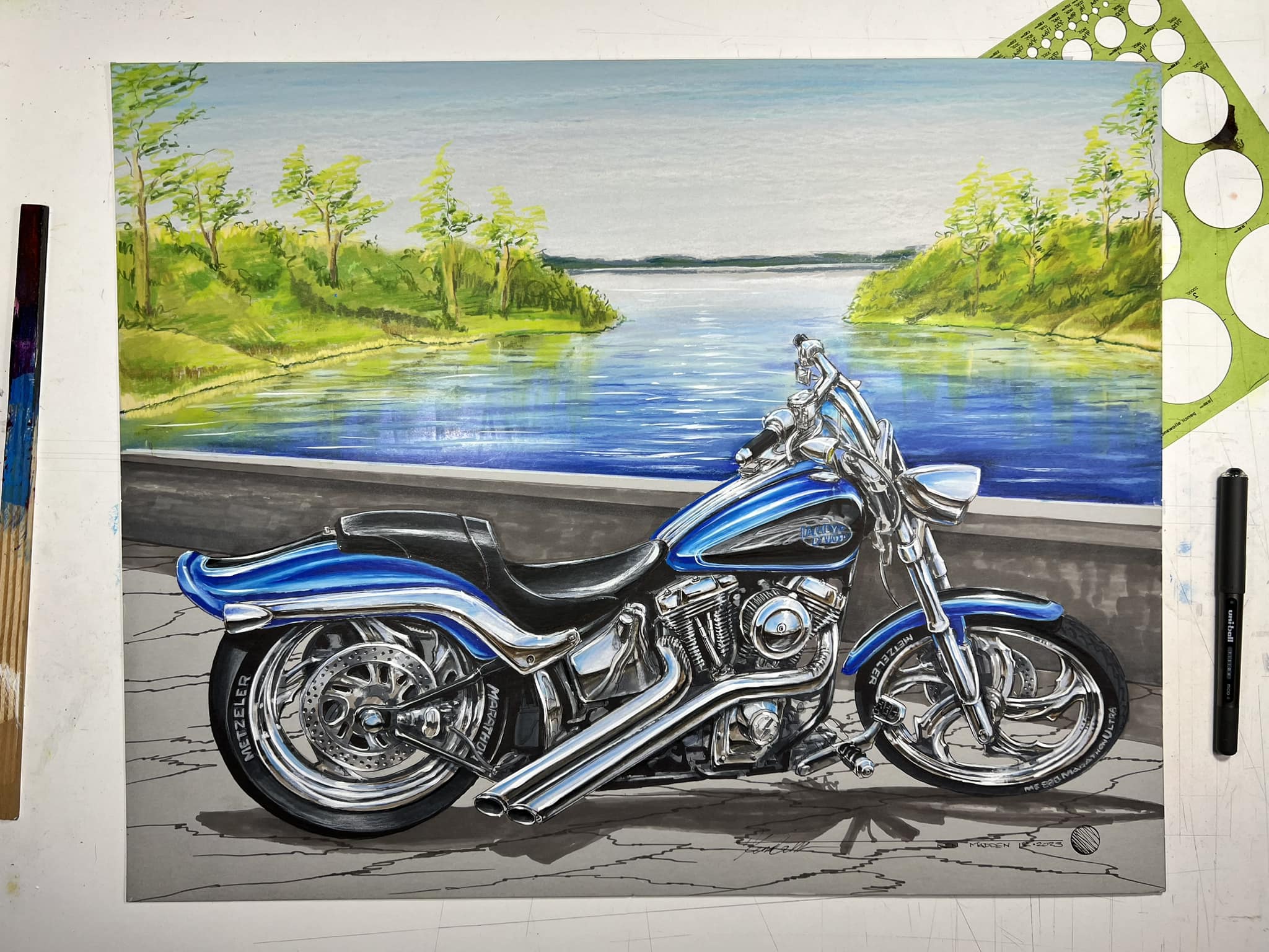 2003 Harley Davidson Softail art car