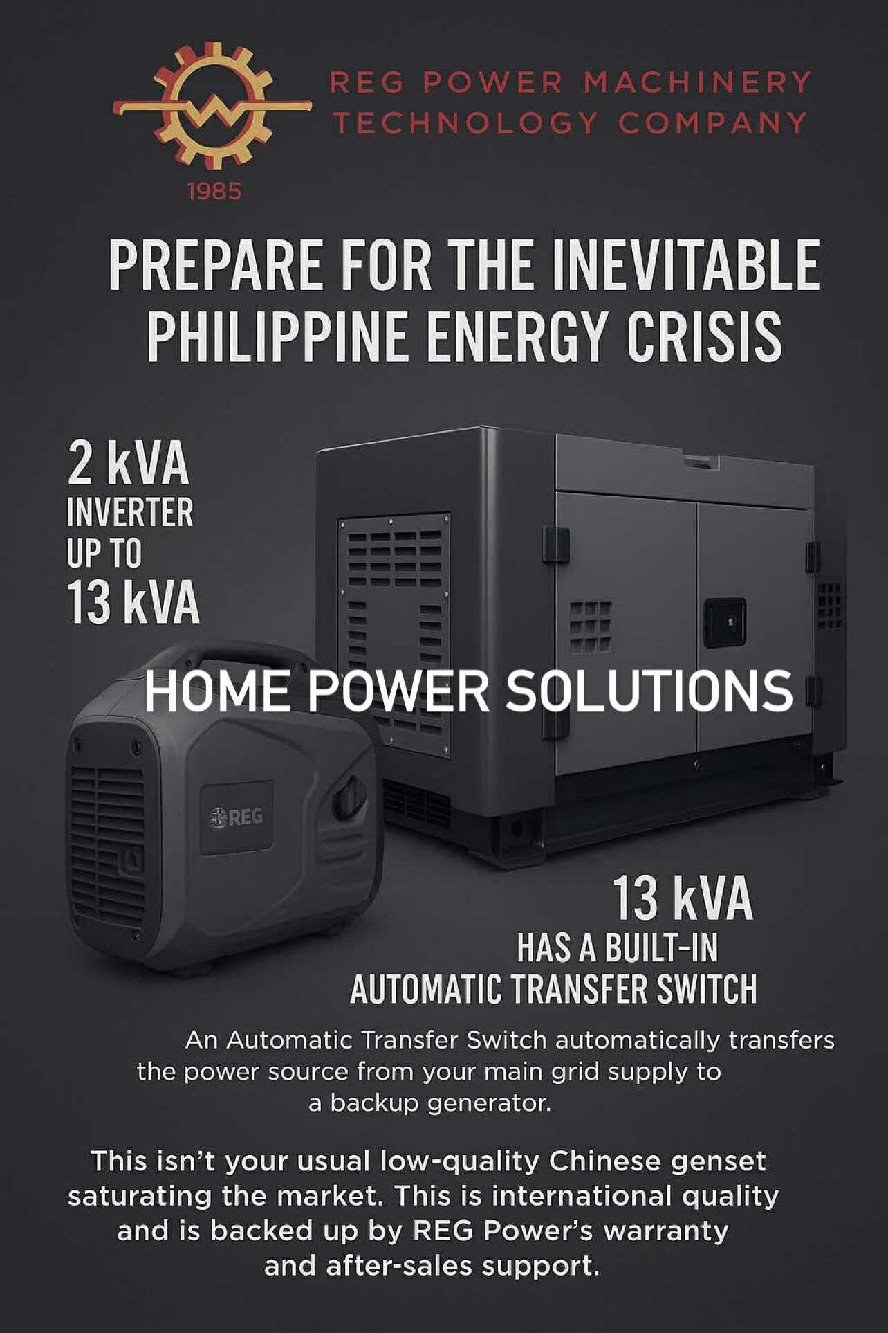 REG - 🔌🏠 Power Solutions for Homes Prepare your family for the ...