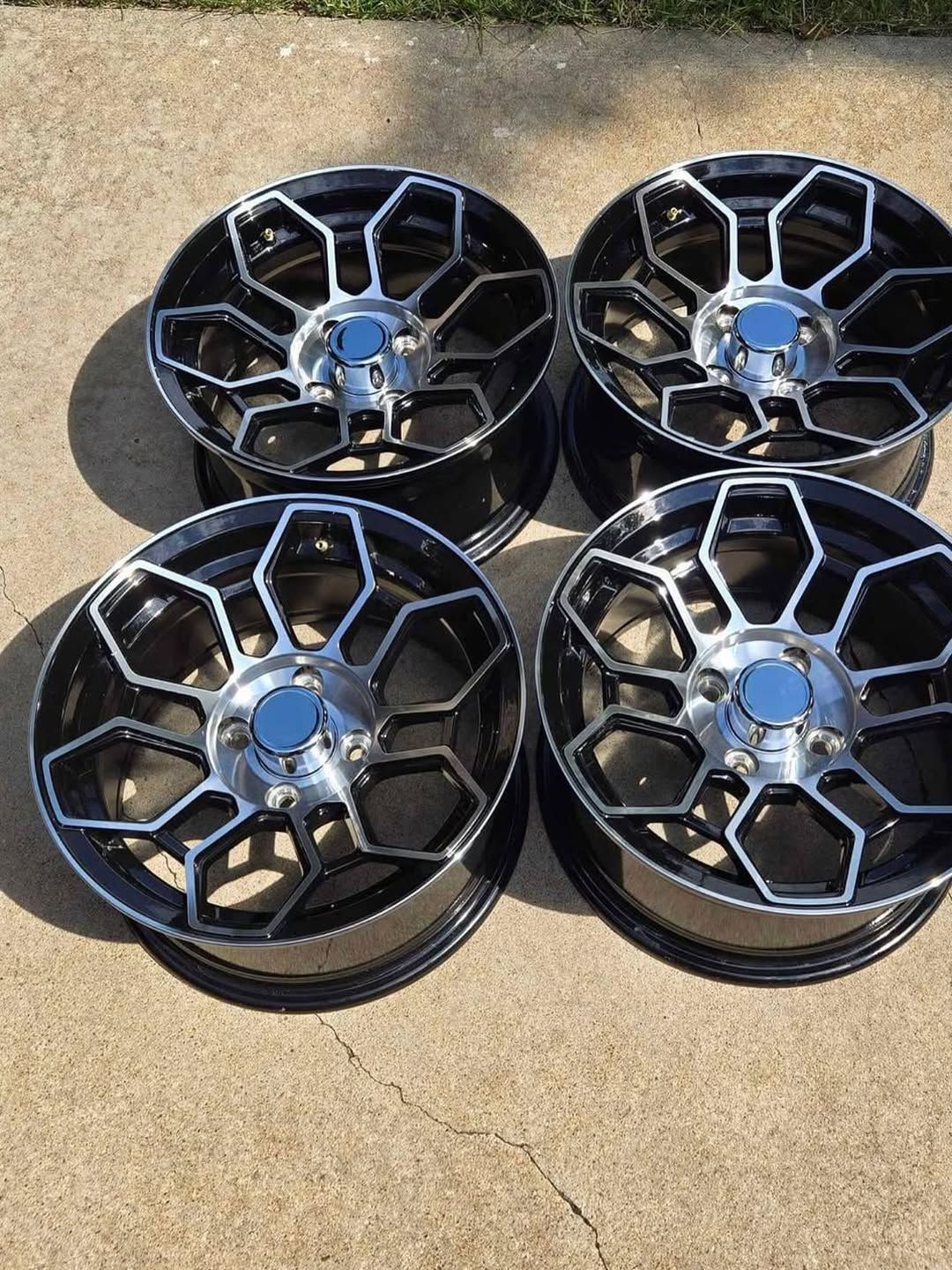 Benson - Upgrade your golf cart with a clean set of 14x7 premium rims ...