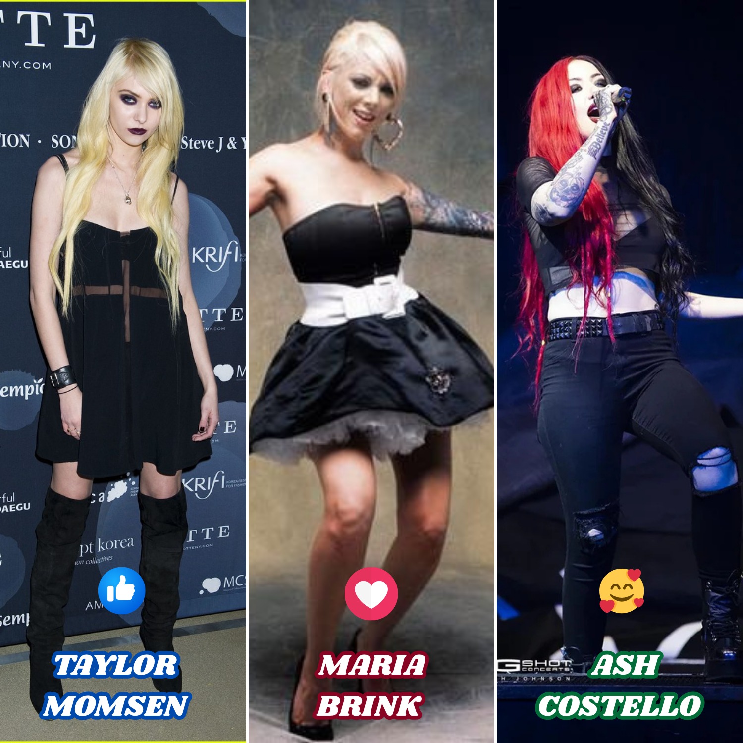 Primes - Taylor Momsen👍 | Maria Brink ️ | Ash Costello😍 Rock Queens ...
