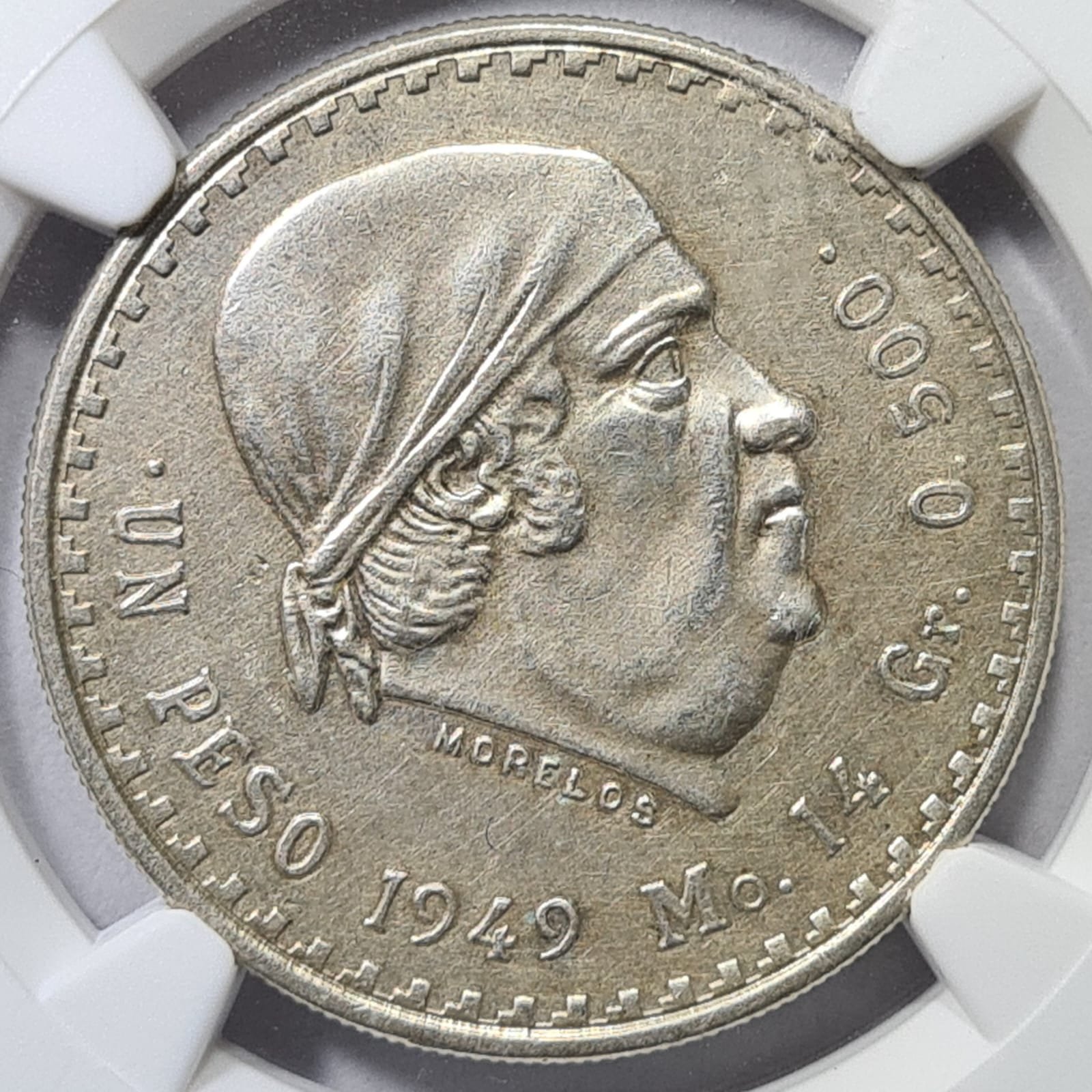 $1 pesos, 1949. Morelos (Cachetón). Mo.... - Monedas Escobedo | Facebook