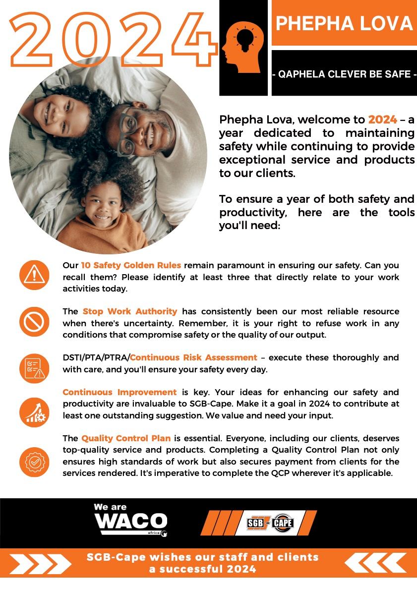 SGB-Cape - 🟠 At SGB-Cape we care about our people. 🟠...