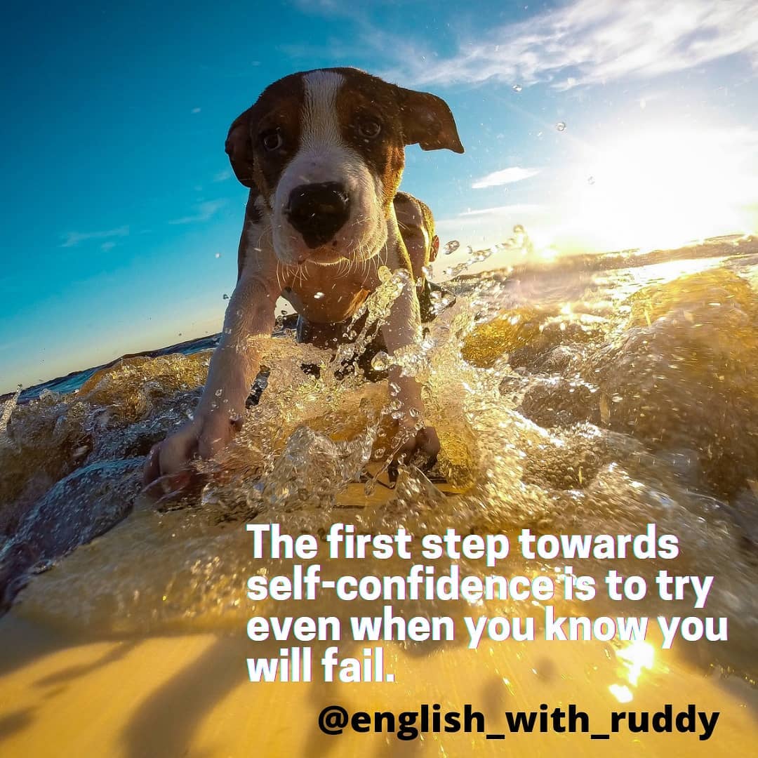 Never be afraid of failures . . . . .... - english_with_ruddy