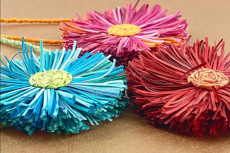 Papercraft Rakhi from Unicolour Paper... - Rickshaw Recycle