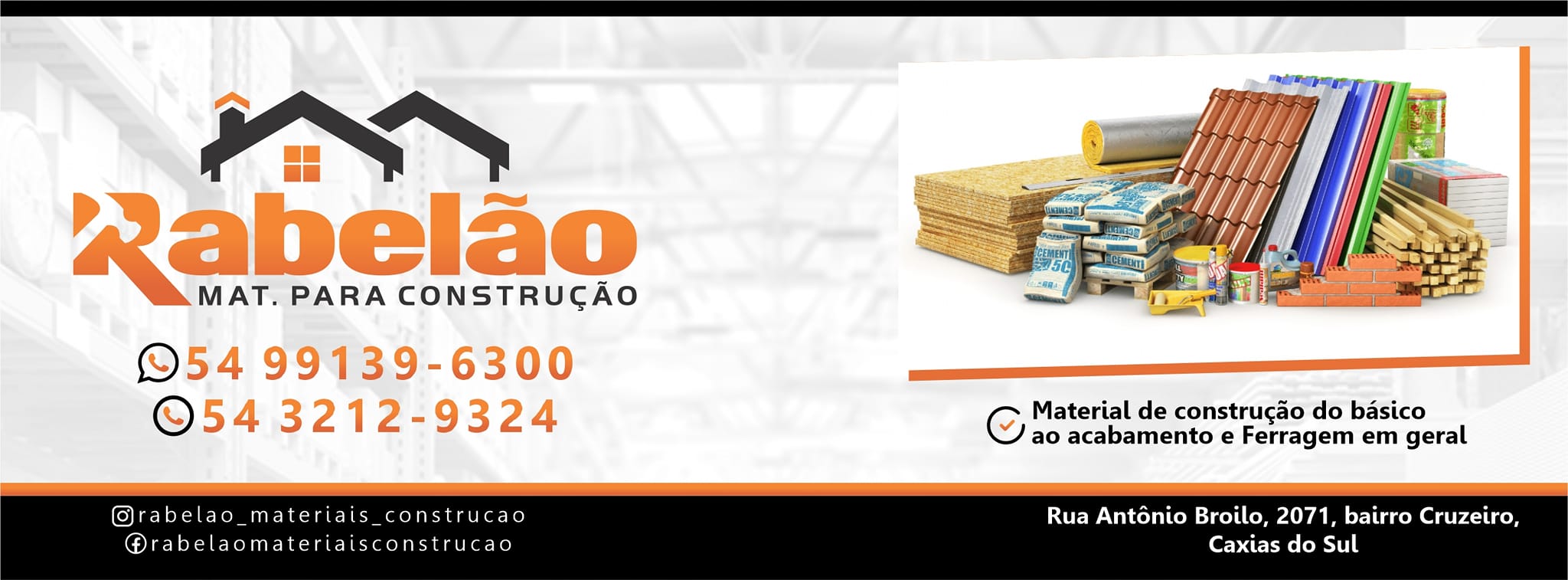 Rabelão Material para Construção
