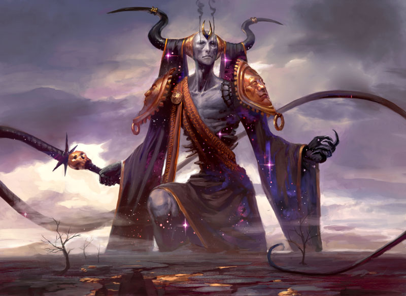 Erebos, God of the Dead 2014 old old old, Copyright Wizards of the