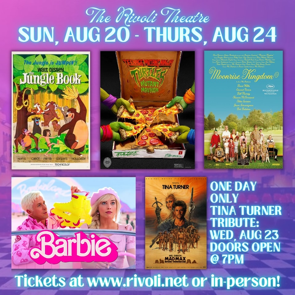 📽️This week at the Rivoli!📽️... - Rivoli Theatre and Pizzeria