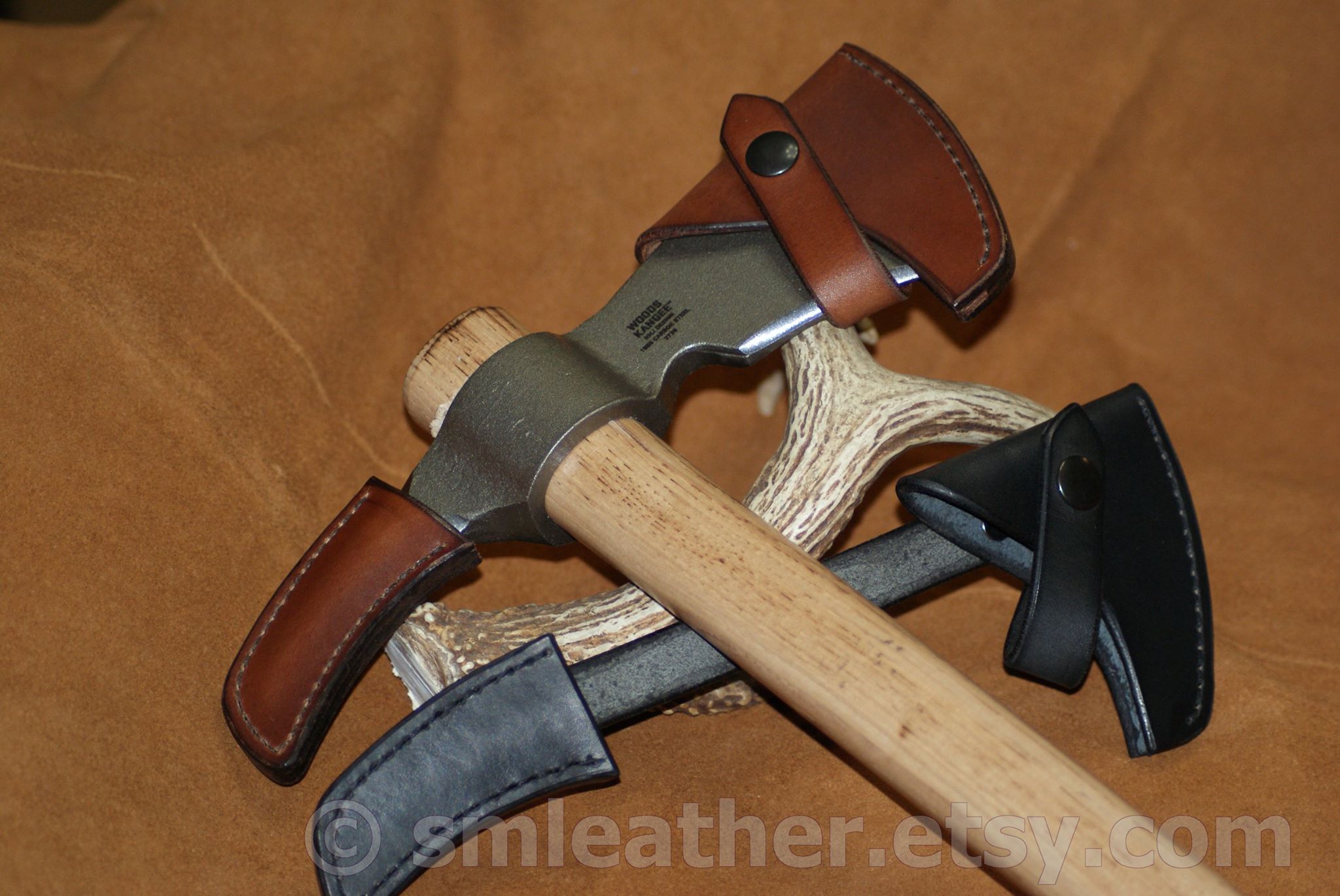 S&M Leather - The long awaited Tomahawk Masks/ Sheaths for...