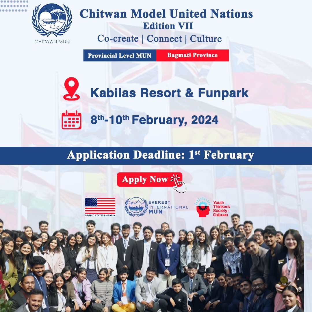 "Unleash Your Diplomatic... - Chitwan Model United Nations | Facebook