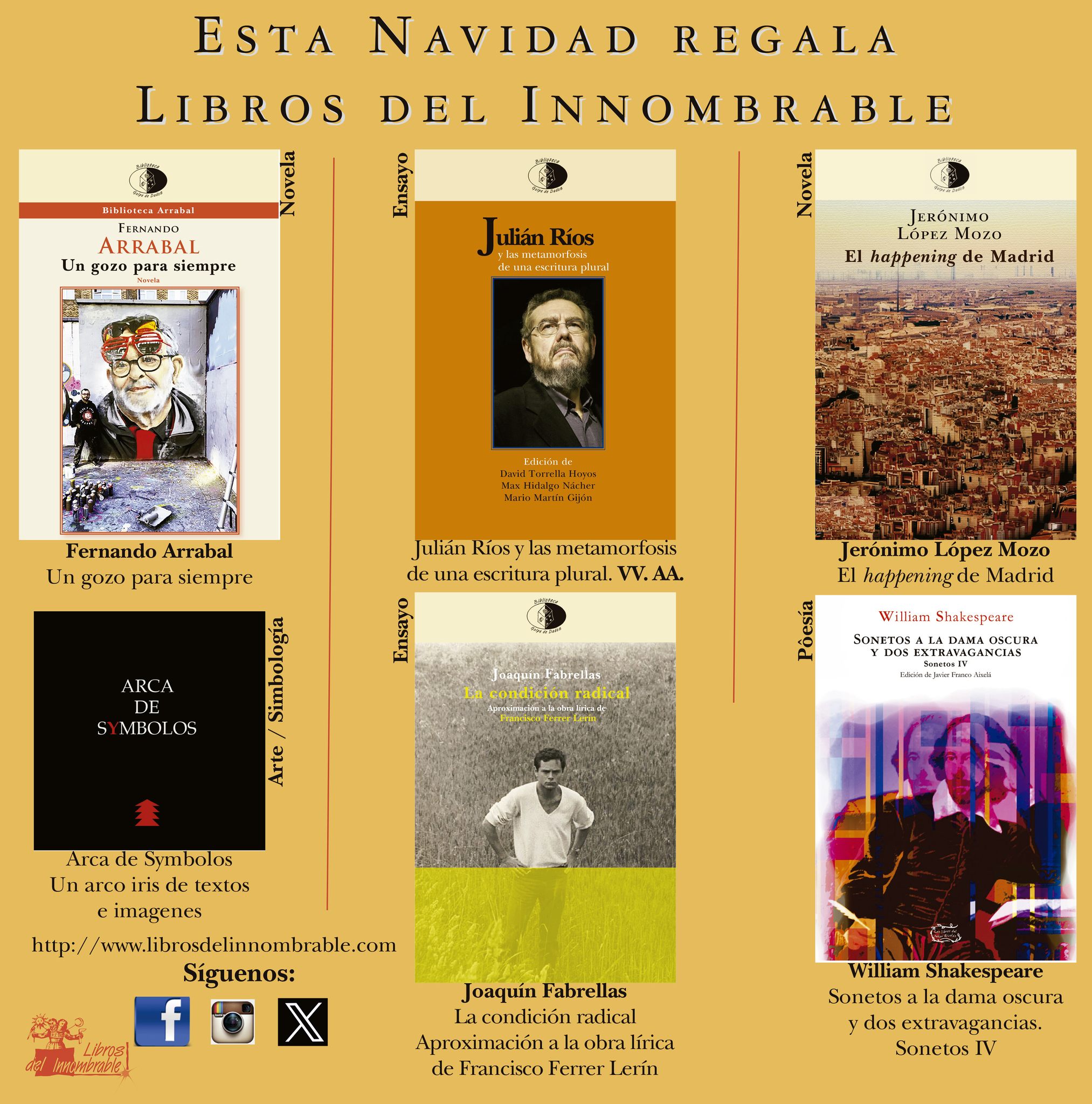 Esta Navidad regala Libros del... - Libros del Innombrable | Facebook