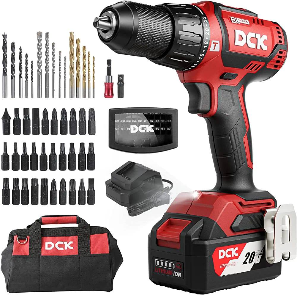 WORKPRO 20V Cordless Impact Wrench, 1/2-inch, 320 Ft Pounds Max Torque With 20v Cordless Drilldriver Kit 38 182 Torque Setting 6644227 3791243