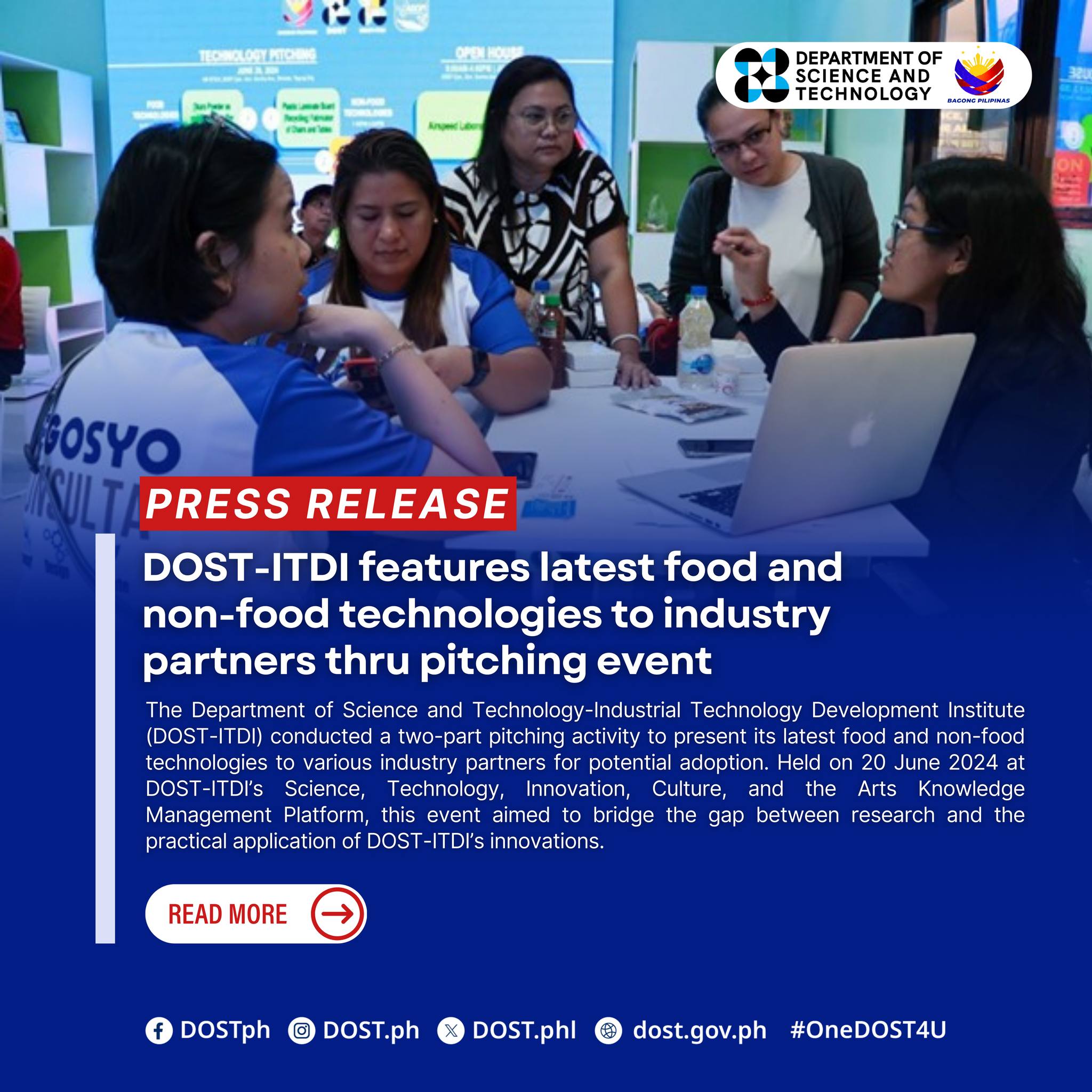 #DOSTPressRelease: On June 20, 2024,... - DOST Philippines