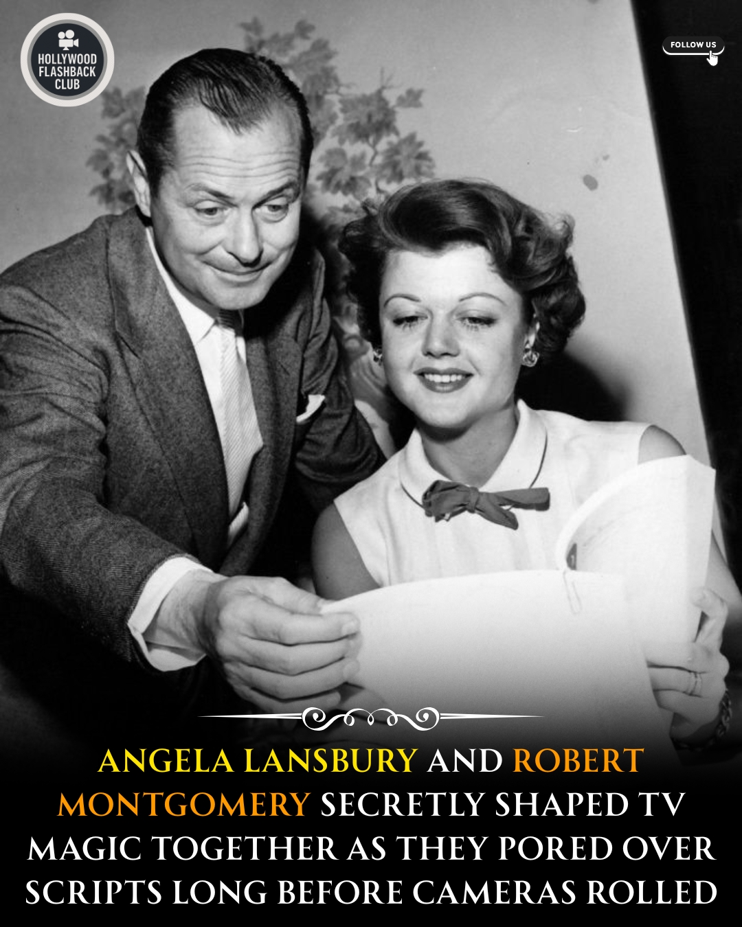 Angela Lansbury and Robert Montgomery in 