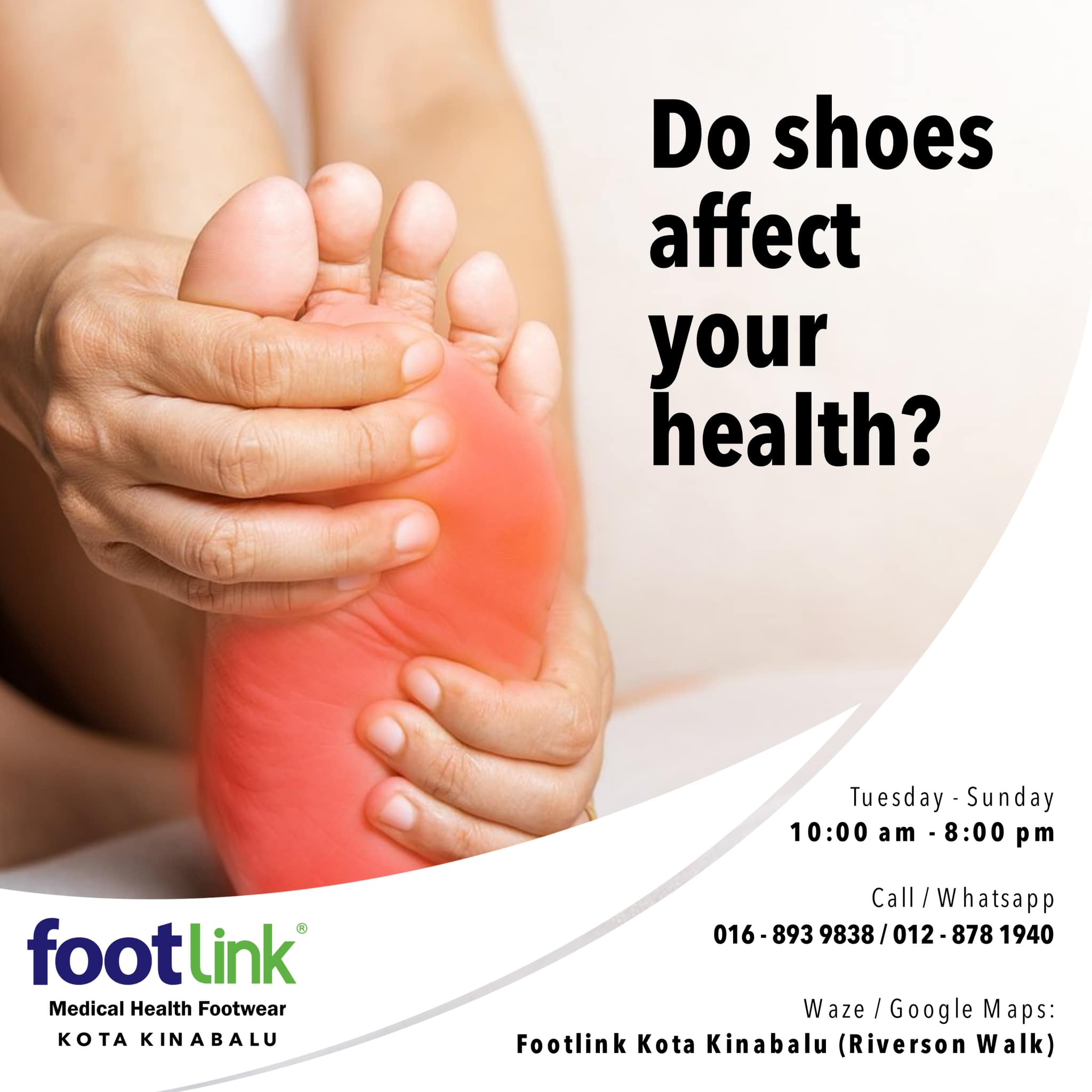The right footwear can keep your... - Footlink Kota Kinabalu