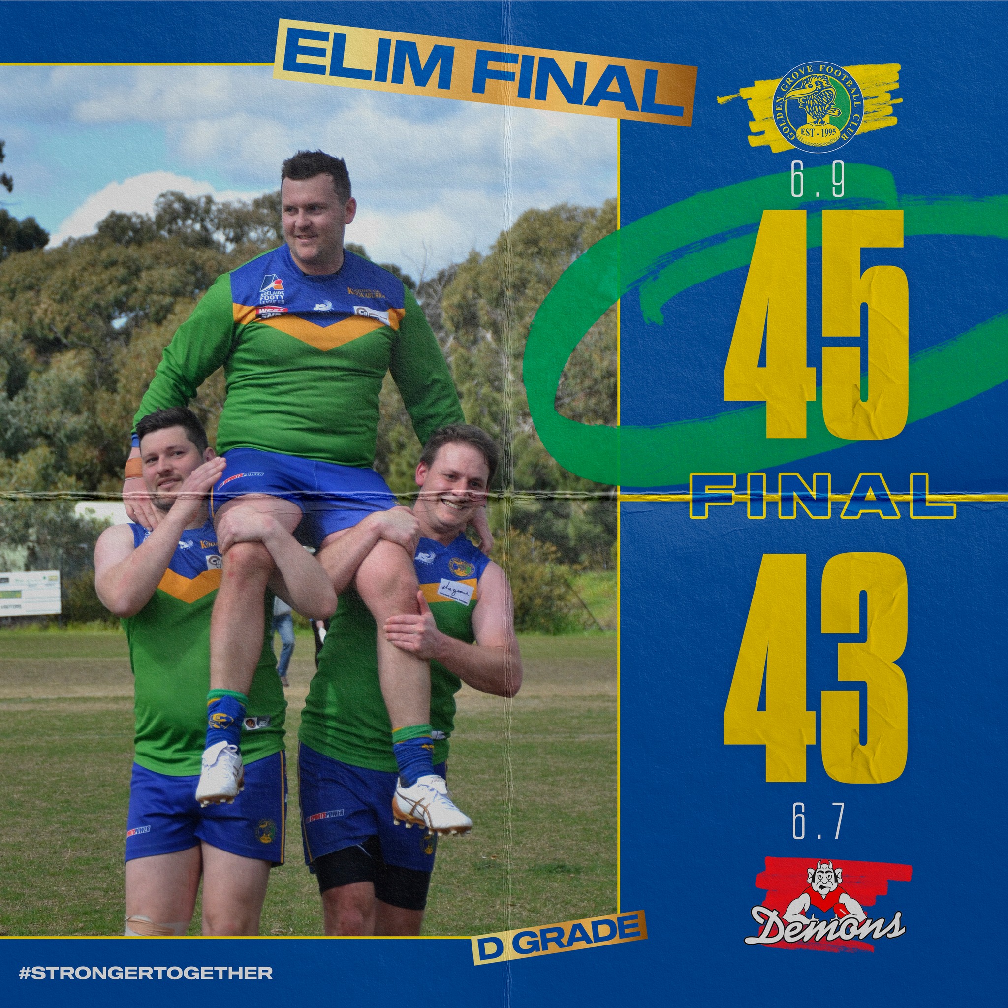 Congratulations to Jarrad... - Golden Grove Football Club | Facebook