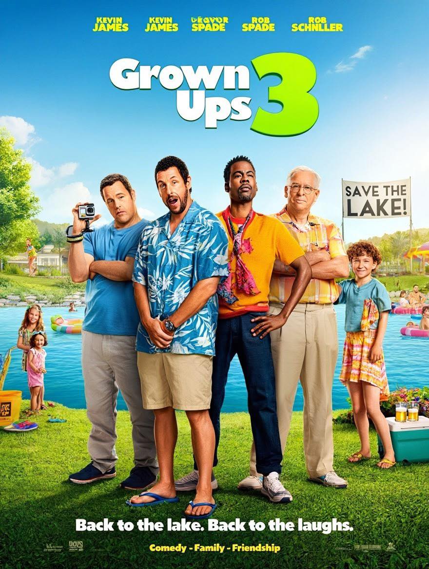 🎬 *Grown Ups 3* (2025) – The Fun Never Ends! 🎉😆 The gang is