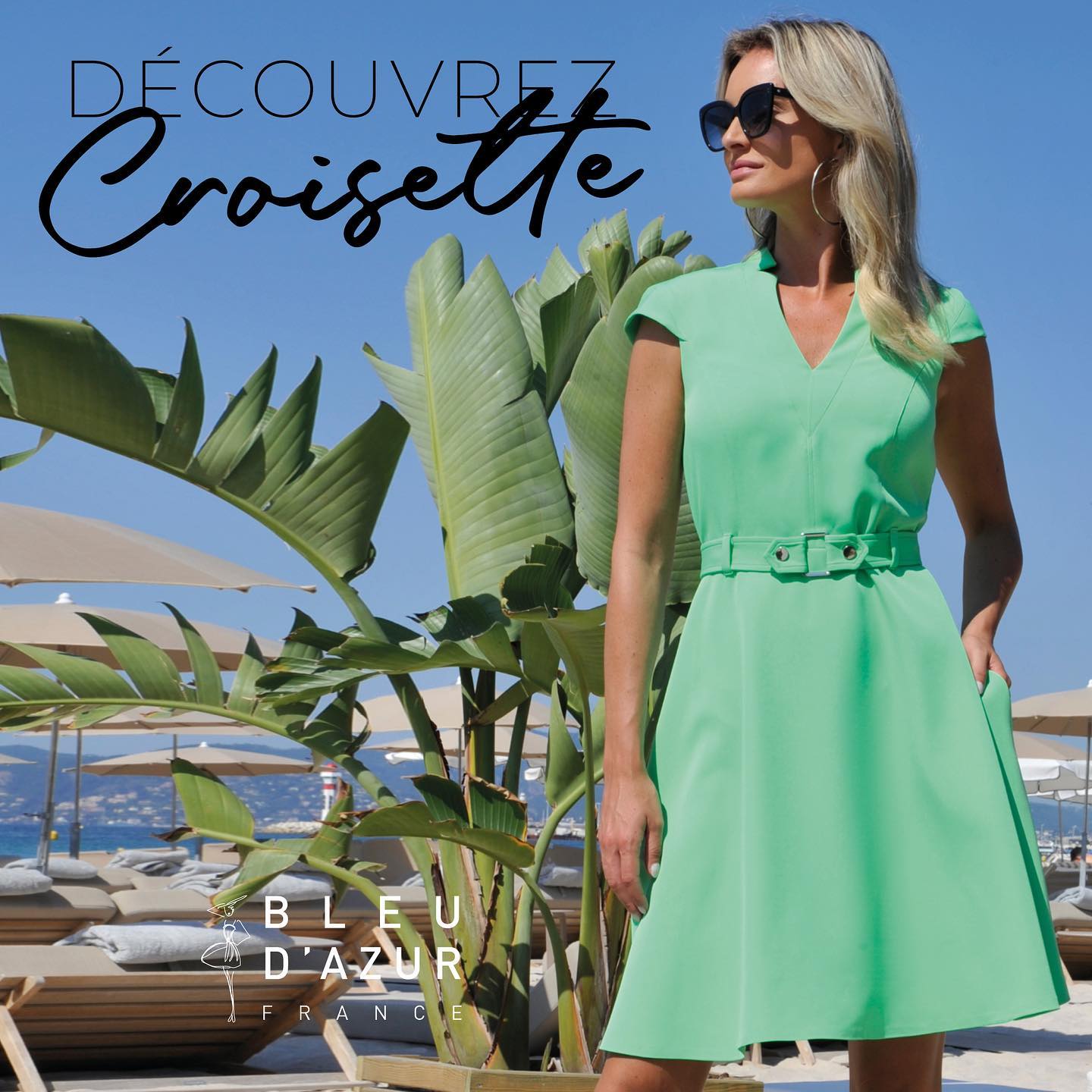 BLEU - Glamour et chic, la robe Croisette séduit par sa coupe ...