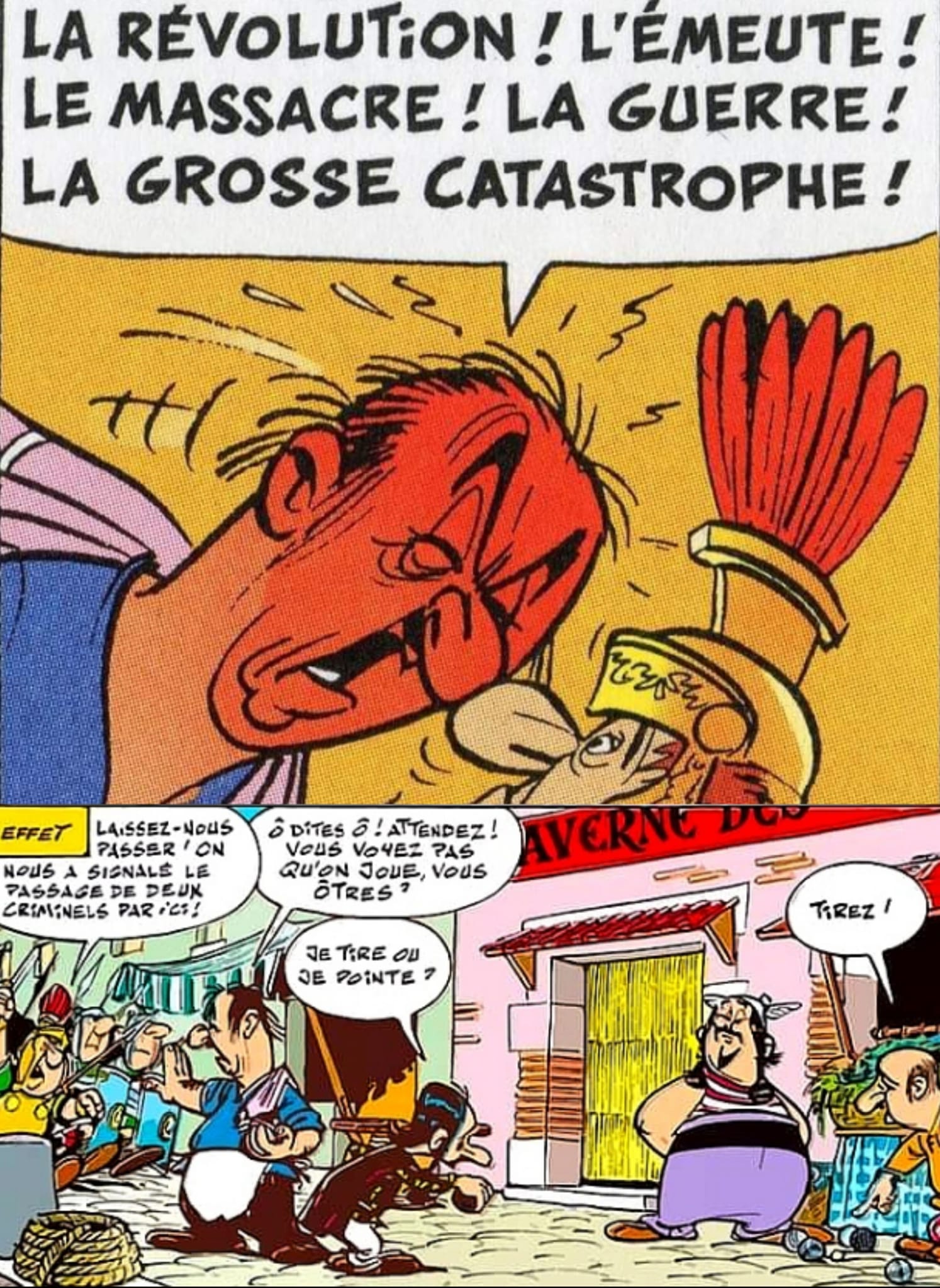Mug Asterix Obélix – Scène De Pétanque « Je Tire Ou Je Pointe » – Céramique 325ml (Neuf, France)