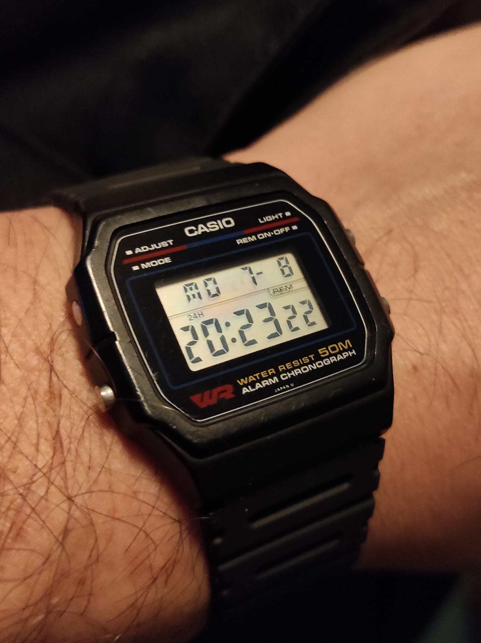 43 years and still counting 🔥 Ref. Casio W-51 Blue Version