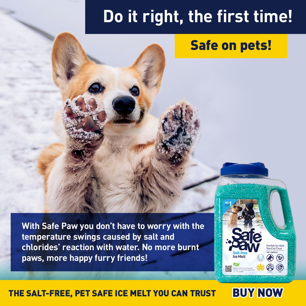 Get... - Safe Paw 100% Salt Free Eco Safe Ice Melter | Facebook