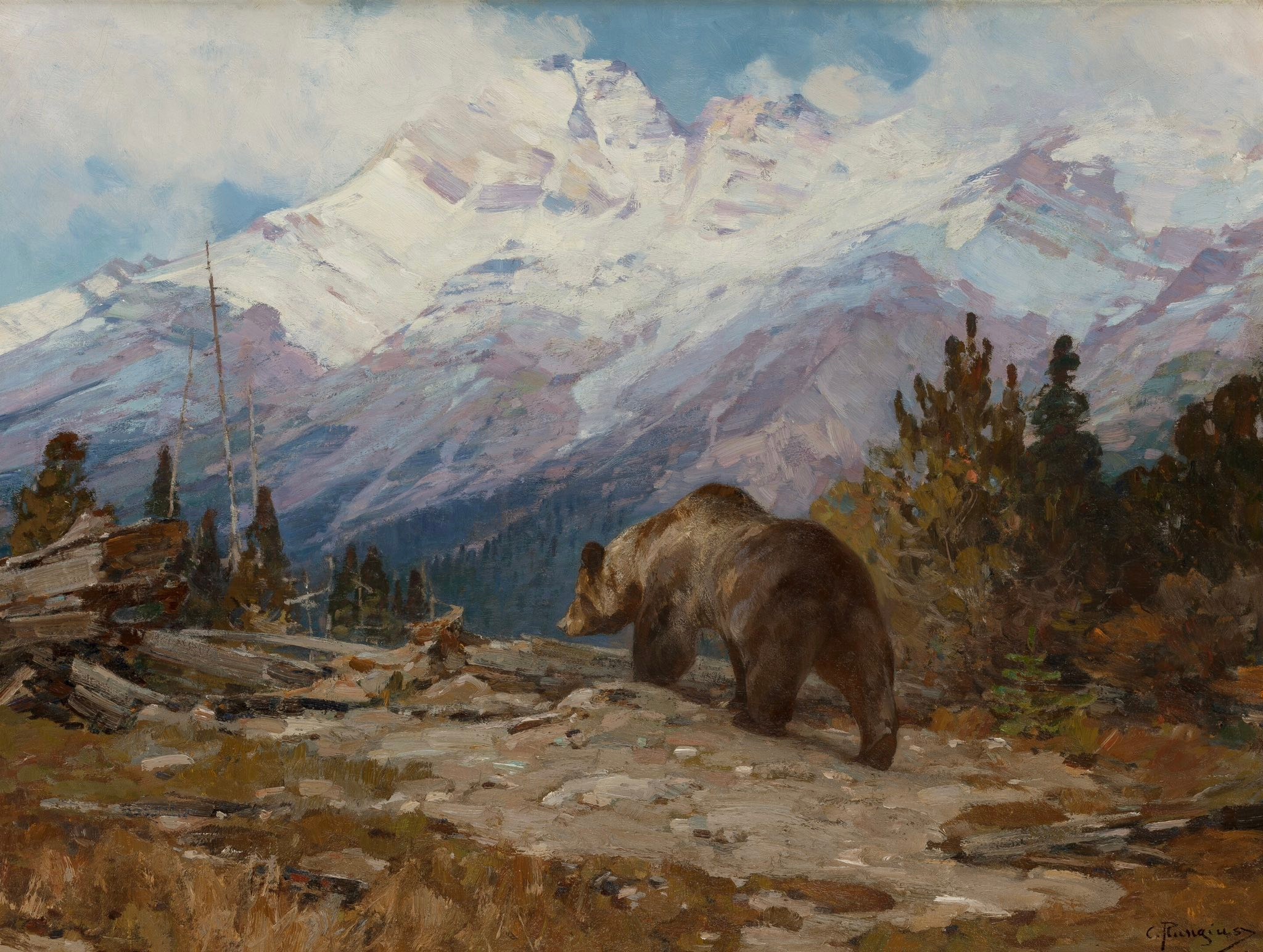 Martin - CARL CLEMENS MORITZ RUNGIUS (American, 1869-1959) His Domain ...
