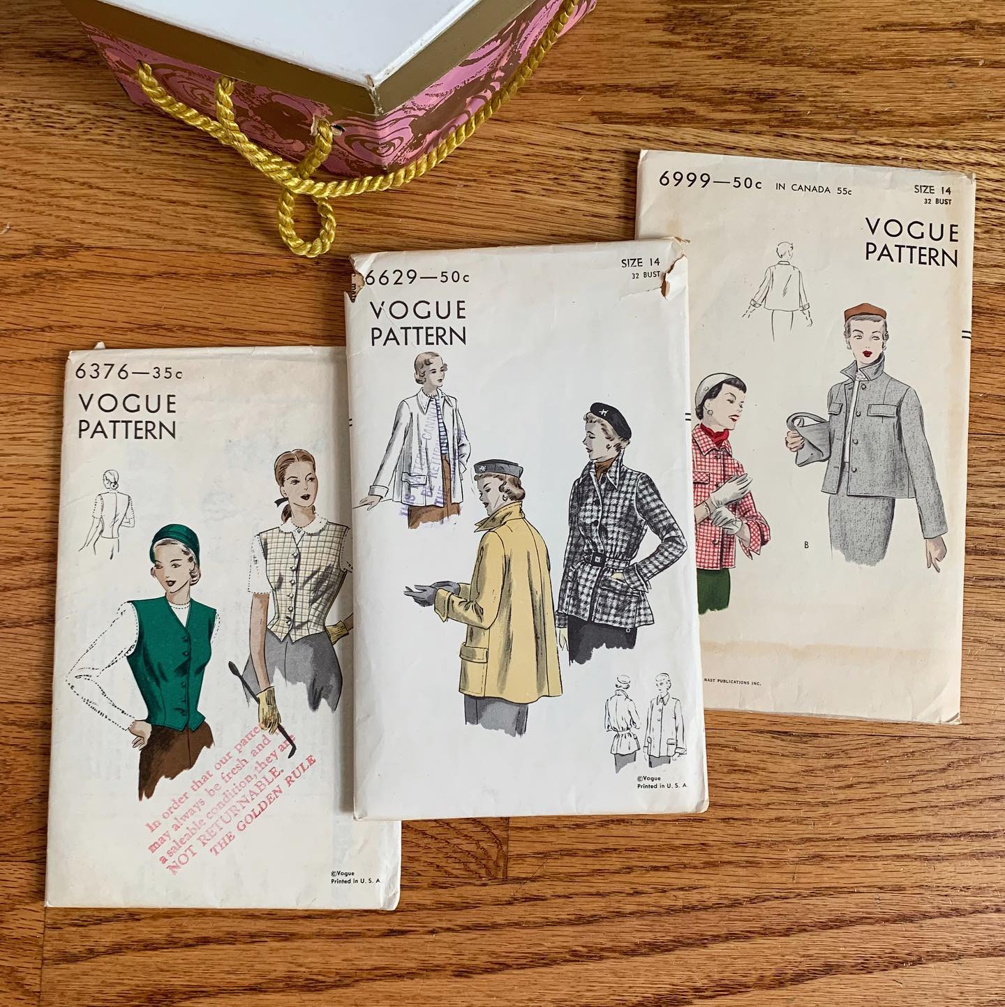 1940s vintage sewing pattern fashion illustrations