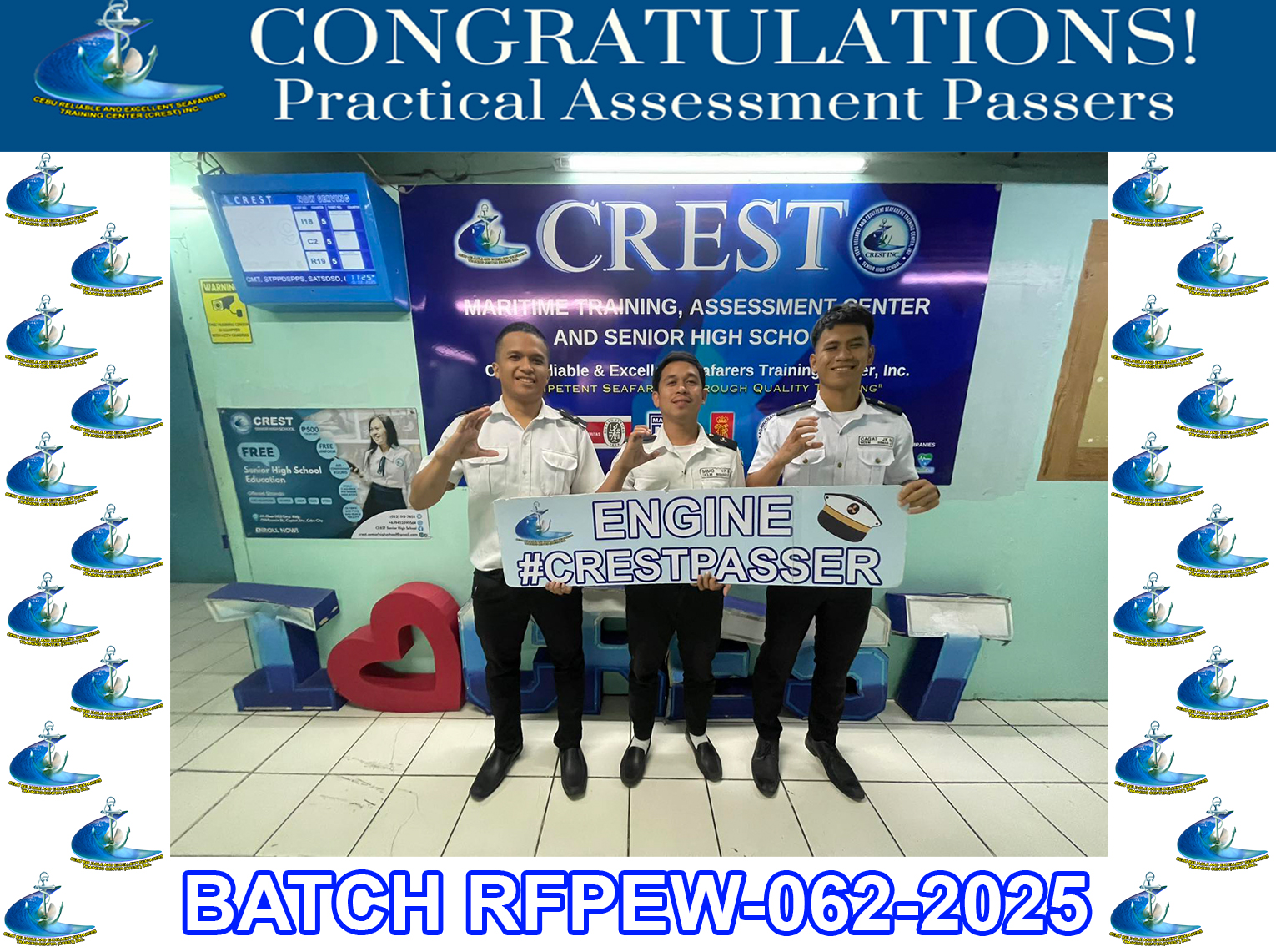 CREST - Congratulations to the batch of passers for the Practical ...