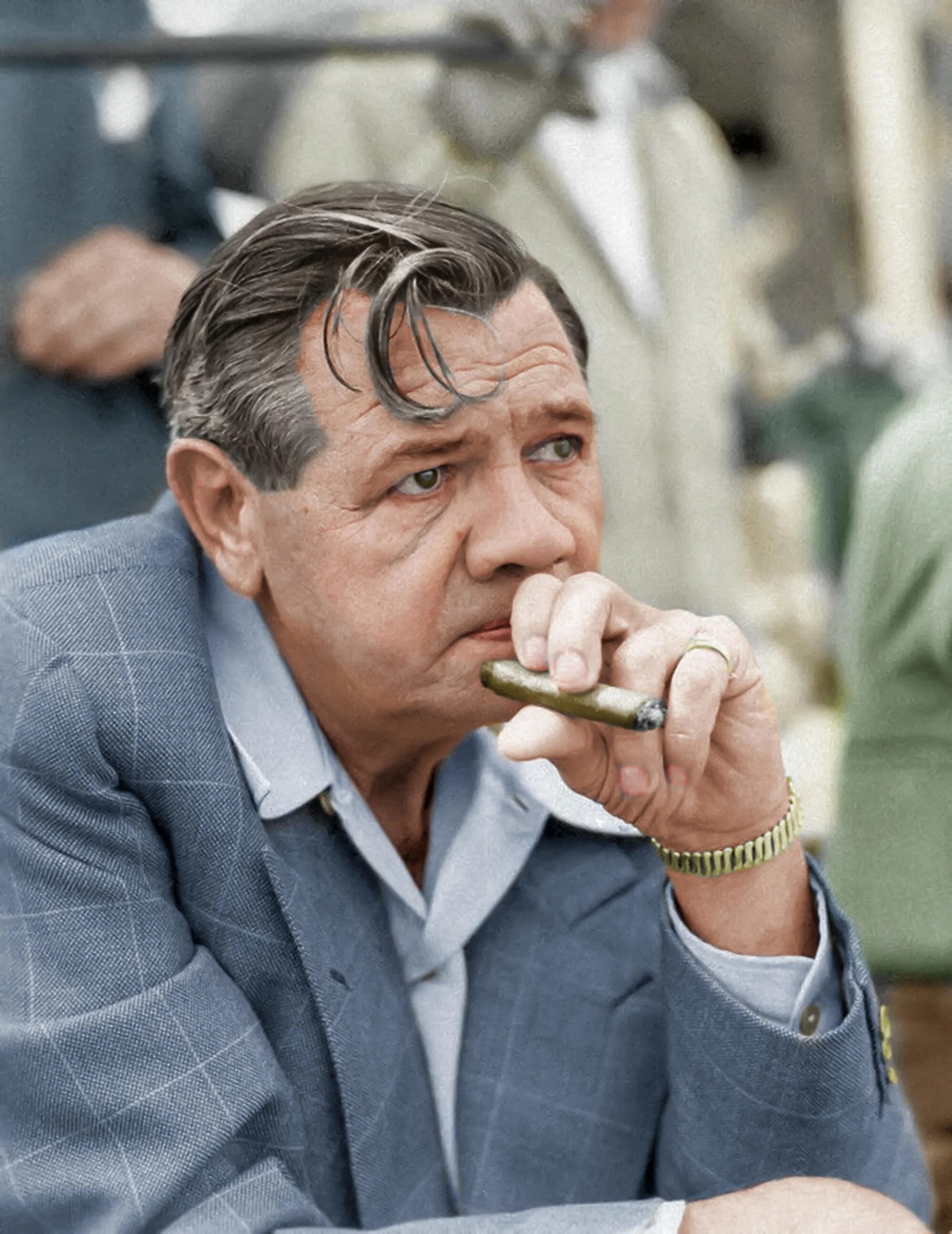 Awesome People - The one true GOAT. Babe Ruth at age 52 in... | Facebook