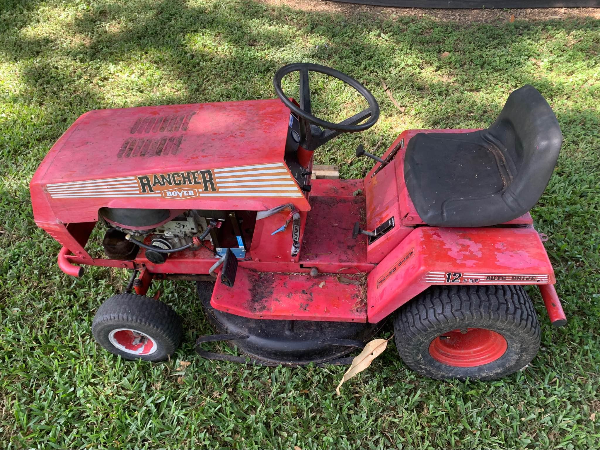 Rover rancher, 13 hp heel, toe operation new rear, tyres and battery ...