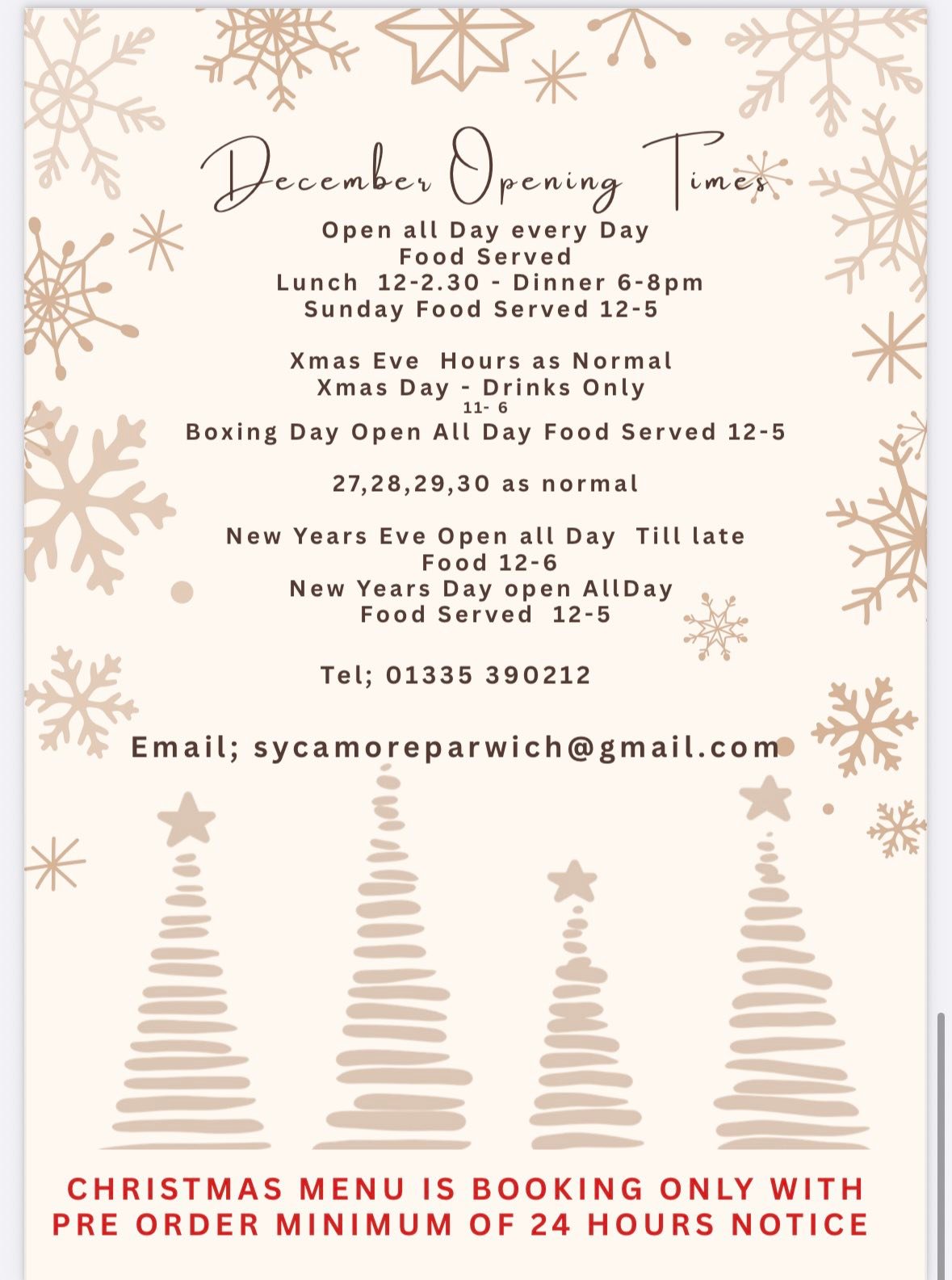 Sycamore Inn, Parwich | Ashbourne