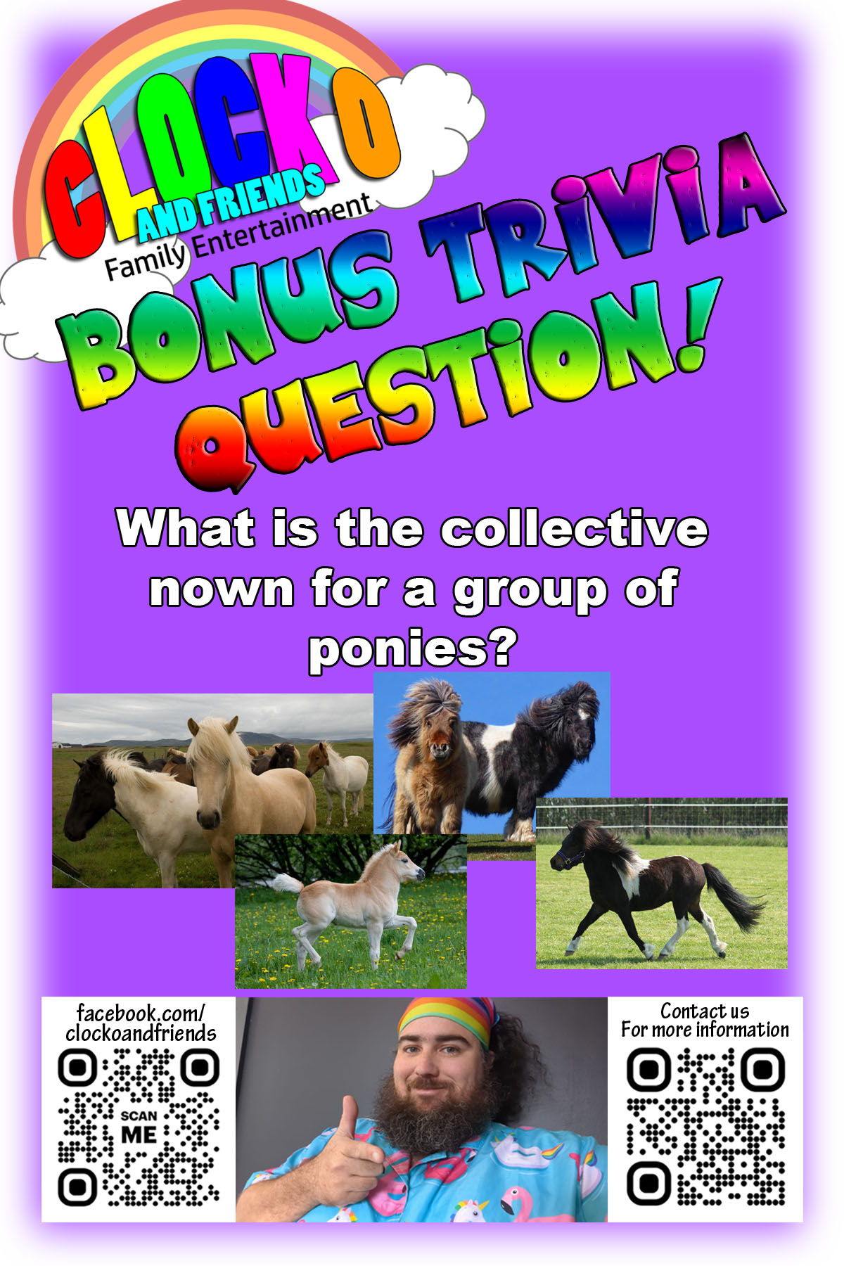 Clock - 🧠 Bonus Trivia Question Time: What is the collective noun for a ...