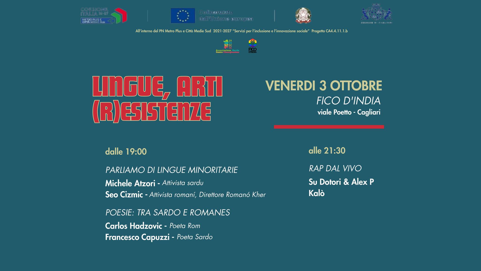 incontro su ATLANTIDE con Gaetano Ranieri e Giorgio Saba