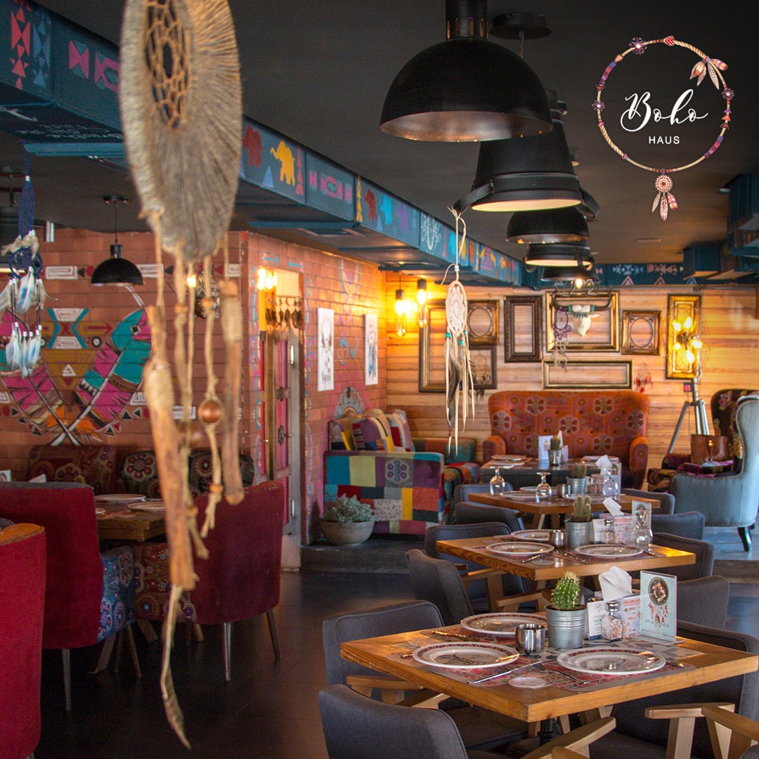 Bohemian Vibes All Over The Place ❤ For Reservations: 0775523444 #boho #bohohaus #bohemian #style #gypsy #interior #foodislove #yummy #restaurant #amman #jordan #bohohausjo