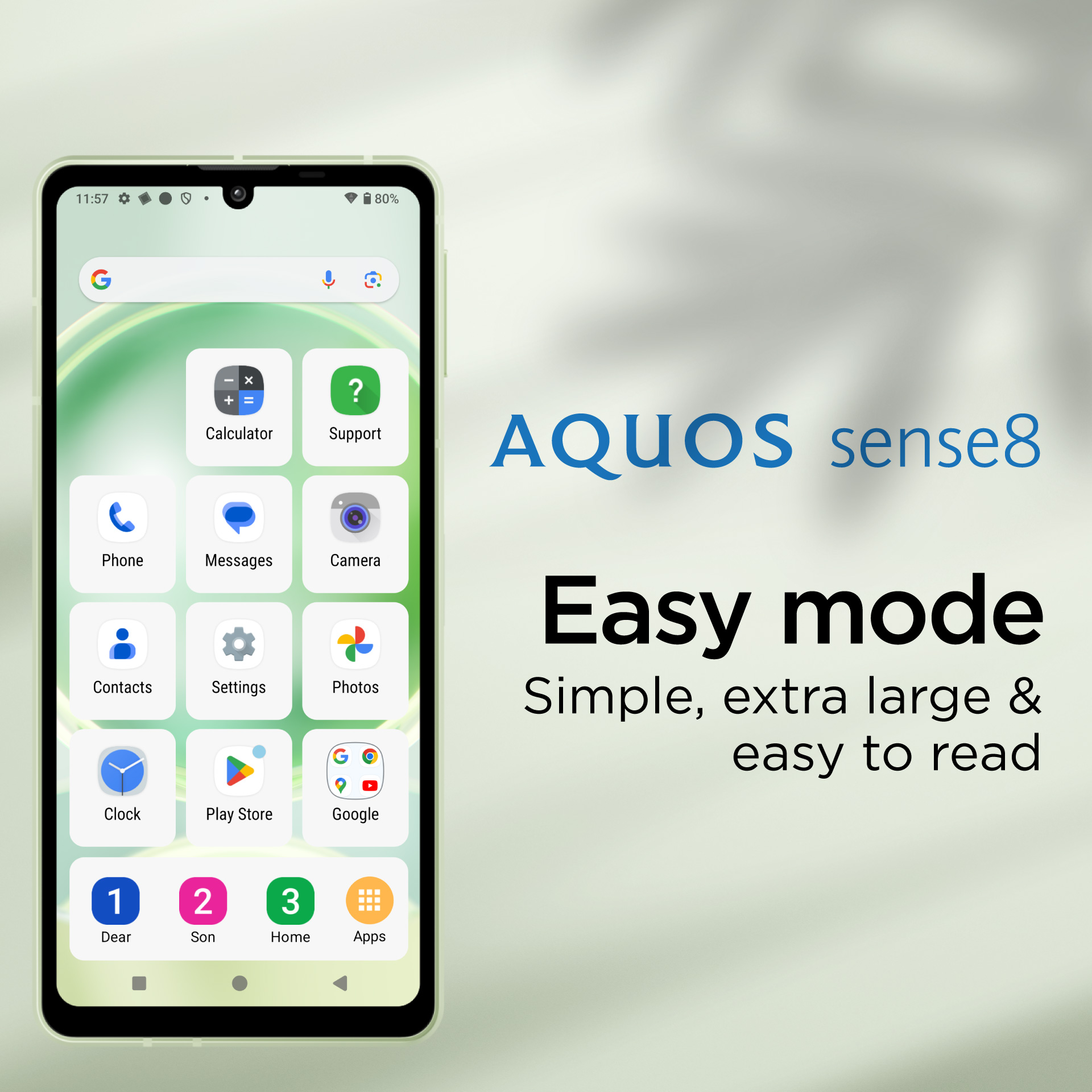 Embrace simplicity with the Sharp AQUOS Sense 8