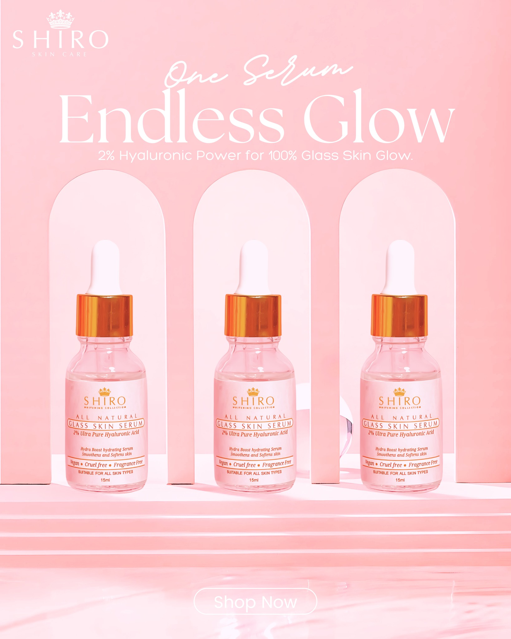 Unlock the secret to crystal-clear, glowing skin with Shiro 