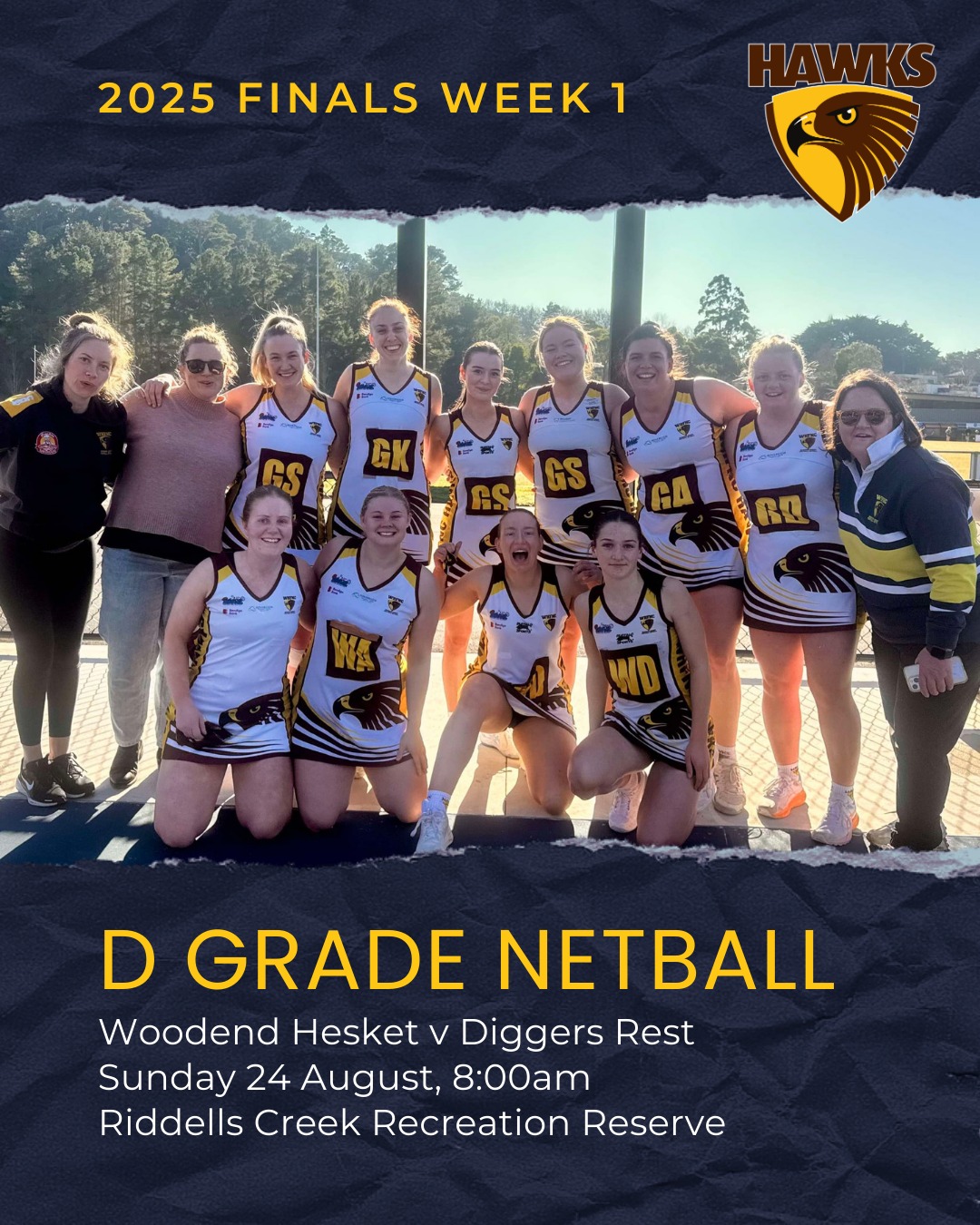 D GRADE ELIMINATION... - Woodend Hesket Football Netball Club | Facebook