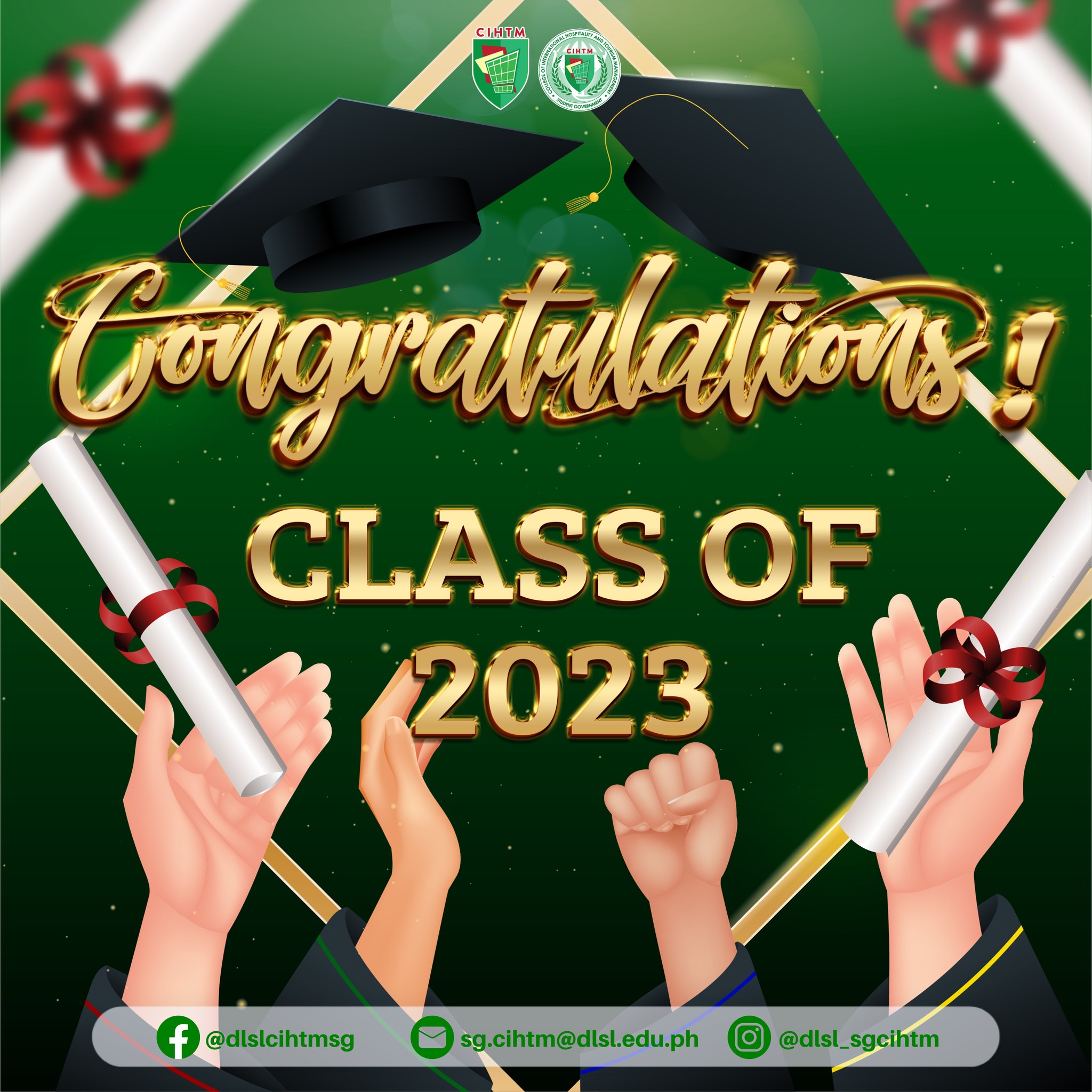 Congratulations to the remarkable CIHTM Senior Class of 2023! 🎓 Your ...