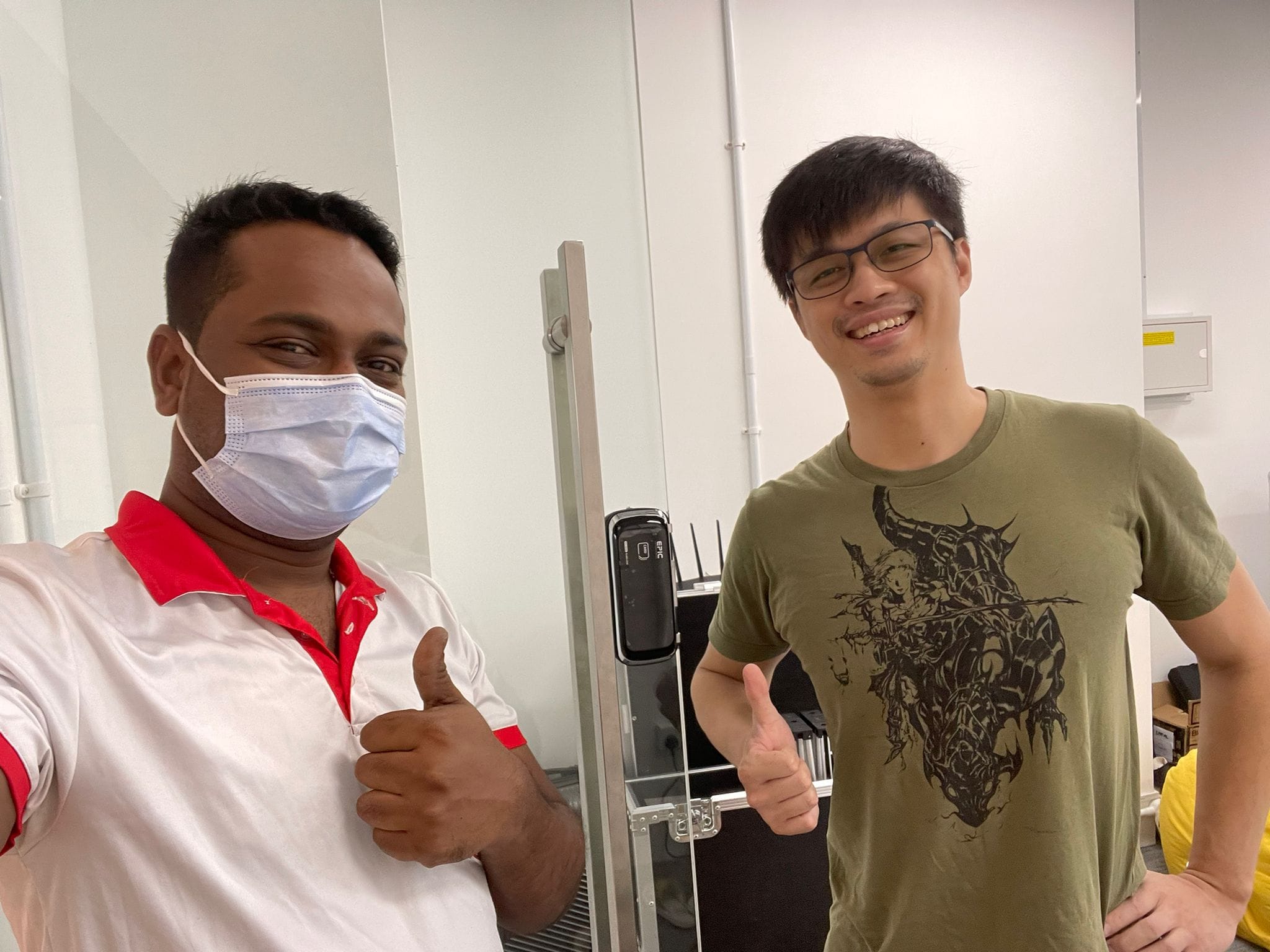 Our master installer, suba is... - My Digital Lock Pte Ltd