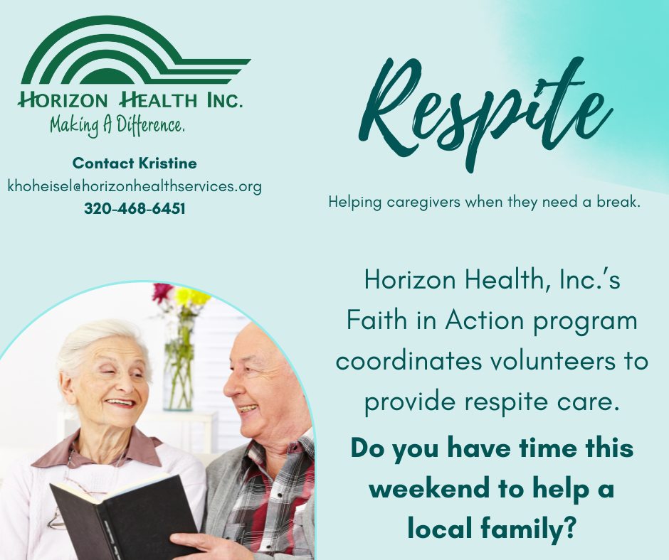 Horizon Health Faith in Action Volunteers | Pierz MN