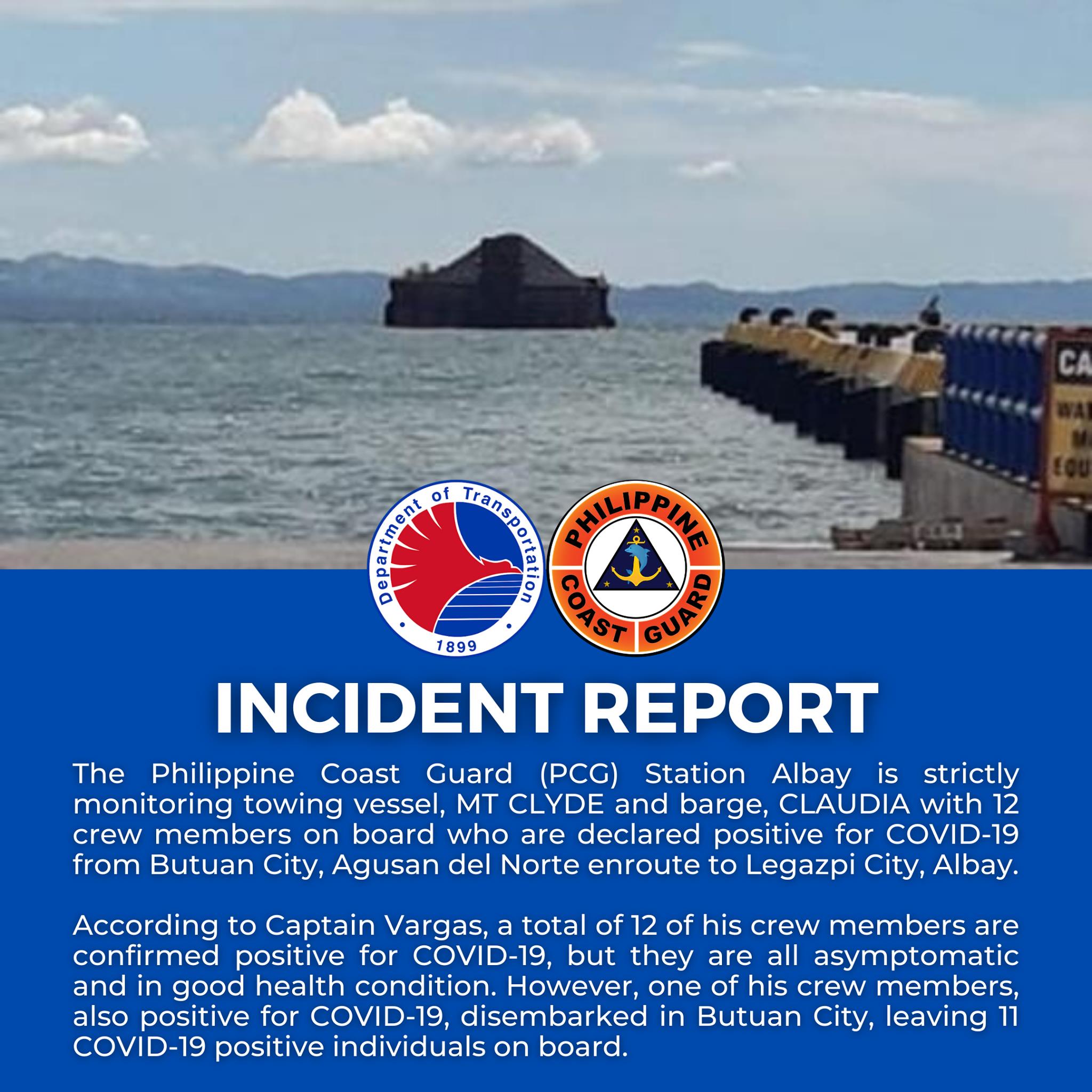 Philippine Coast Guard - INCIDENT REPORT: The Philippine Coast Guard ...