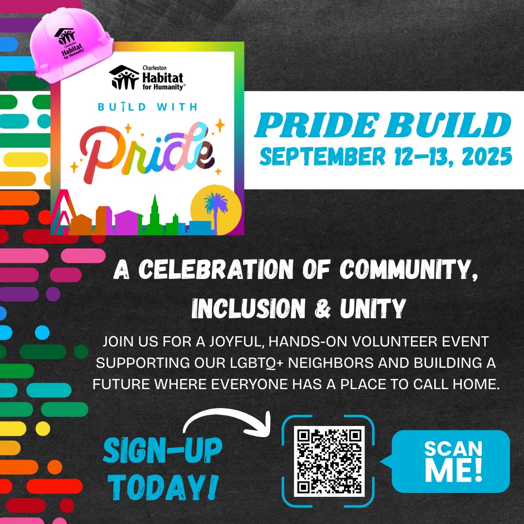 🏳️‍🌈 Build with Pride is... - Charleston Habitat for Humanity | Facebook