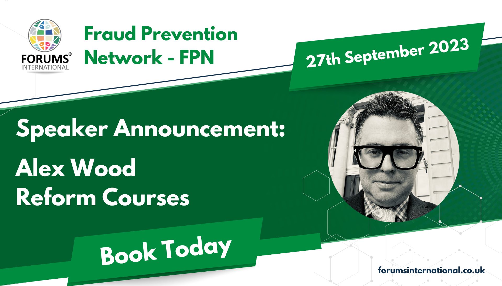 Forums - Speaker Announcement: Alex Wood, Reform Courses We are ...